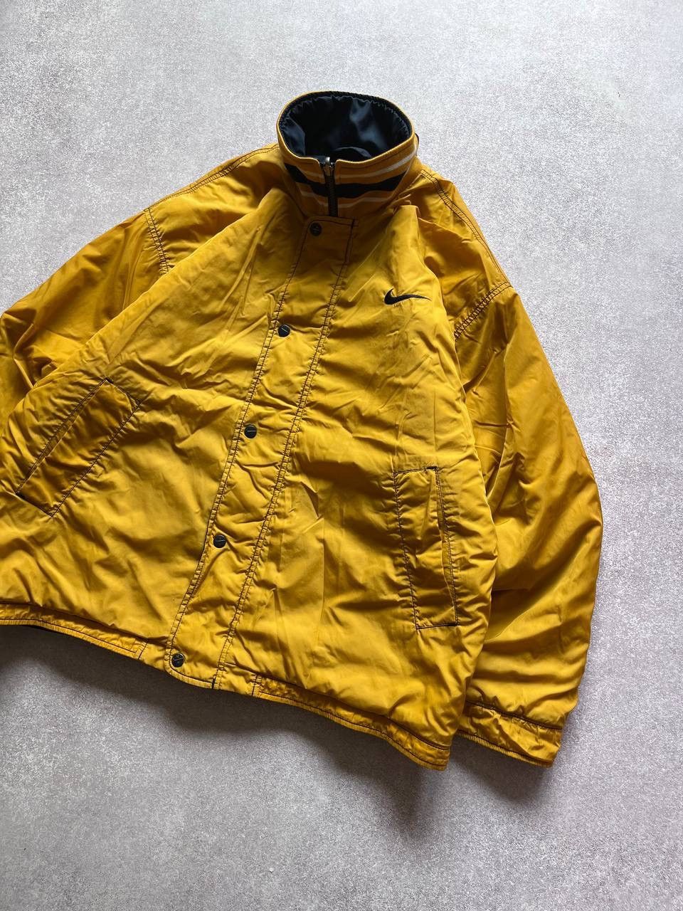Nike Vintage Nike Swoosh Reversible Winter Puffer Jacket Y2K S Size US S / EU 44-46 / 1 - 4 Thumbnail