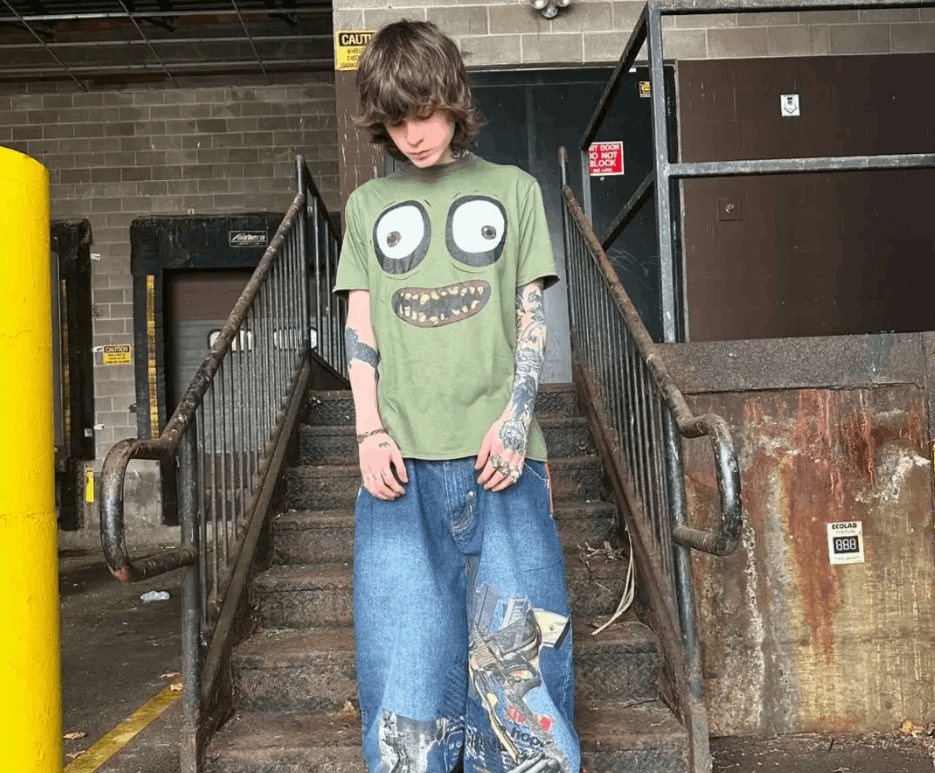 Vision Streetwear Y2K American High Street hip hop trend Size US S / EU 44-46 / 1 - 6 Thumbnail
