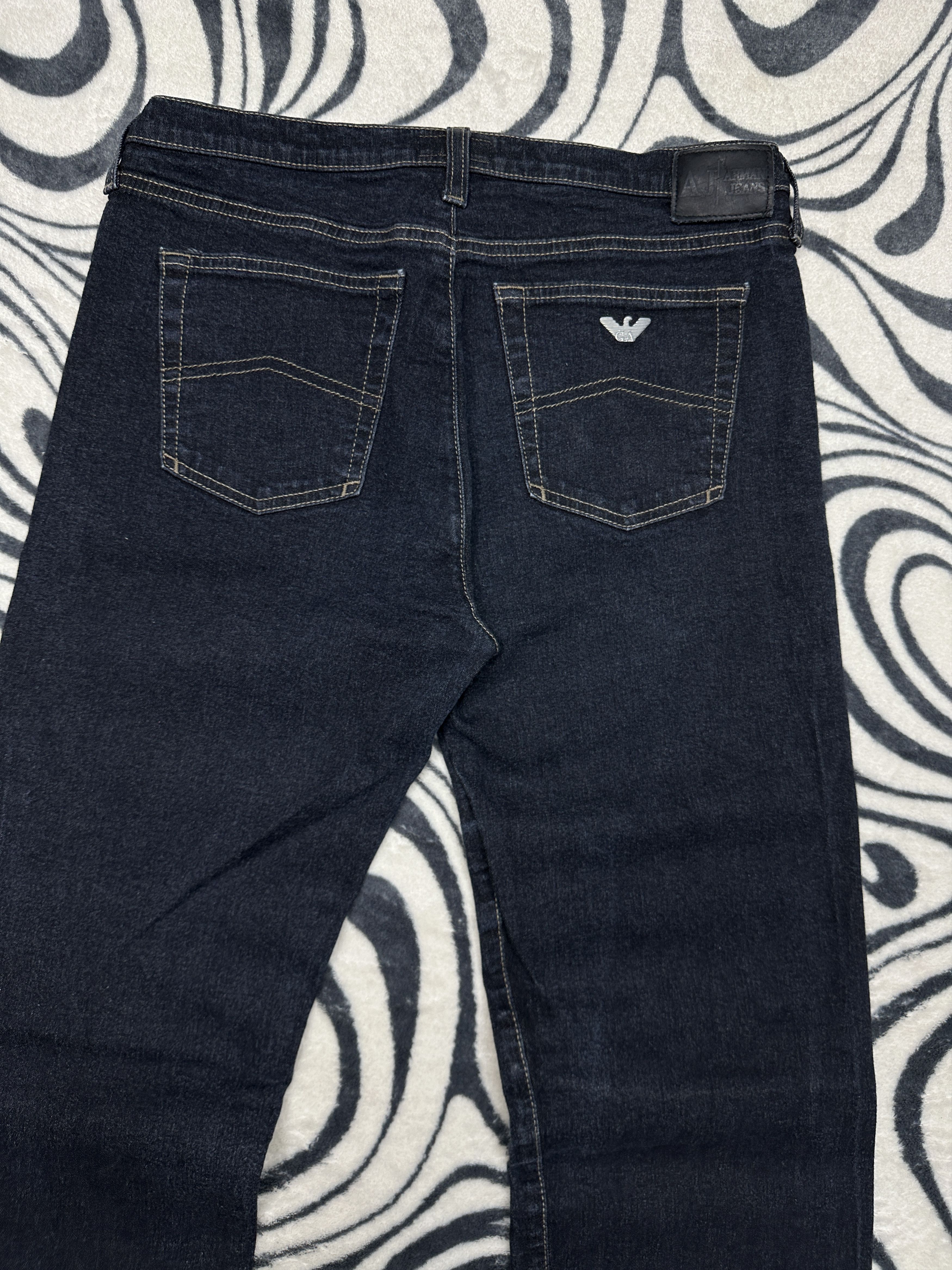 Armani Armani Jeans Mens Denim Pants Flared Jeans Size US 31 - 2 Thumbnail