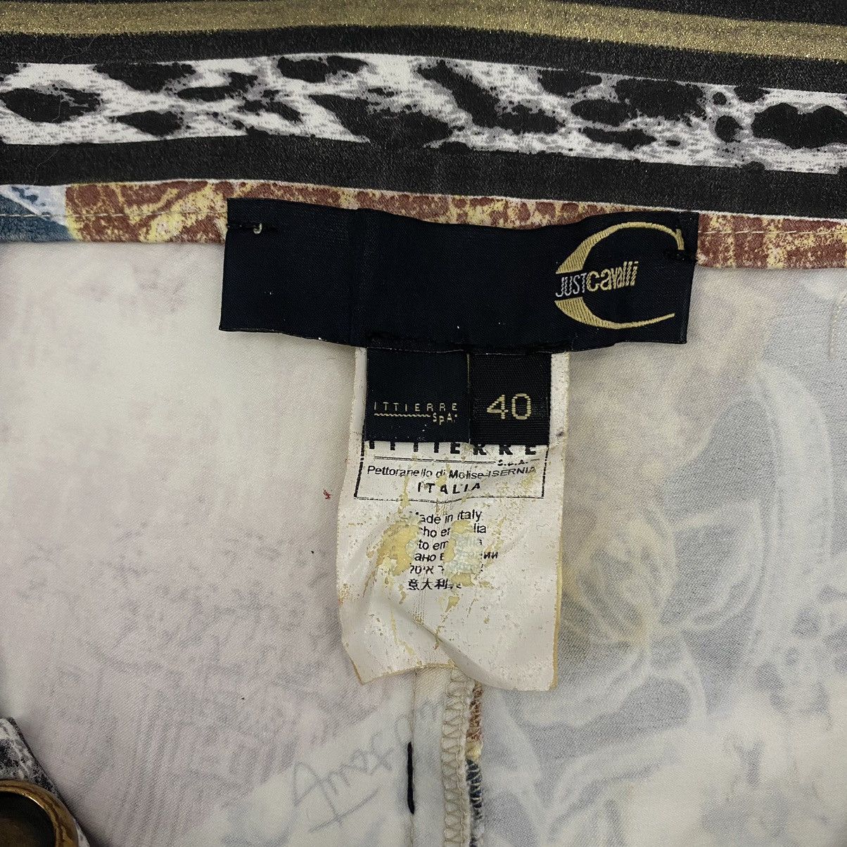 Just Cavalli × Roberto Cavalli Just Cavalli Printed Pants Size 27" / US 4 / IT 40 - 8 Thumbnail