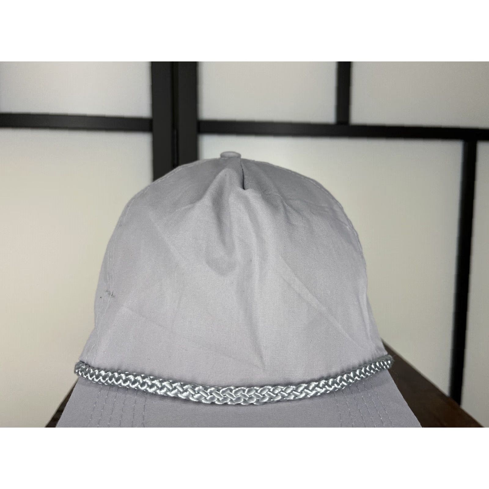 Vintage VINTAGE KC Collections Hat Cap Snap Back Adult One Size Gray Nylon 90s Look Rope Size ONE SIZE - 2 Thumbnail