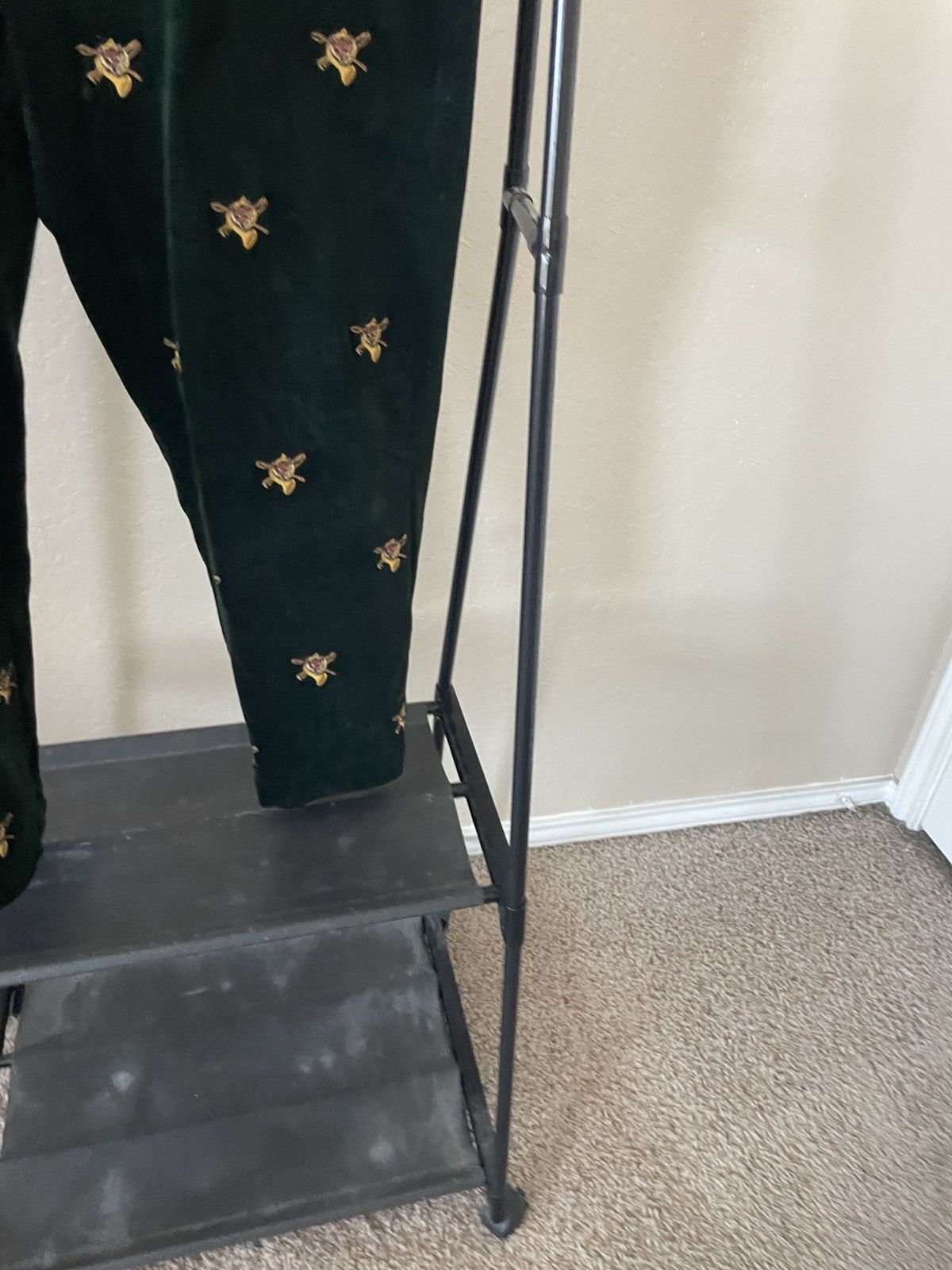 Polo Ralph Lauren French Horn & Foxes FF corduroy Cropped pants Size US 38 / EU 54 - 3 Thumbnail