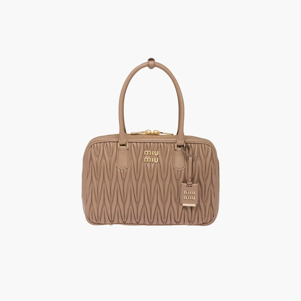 Miu Miu o1la1rc1a0925 Size: OS / Matelassé Nappa Top-Handle Bag Size ONE SIZE - 1 Thumbnail