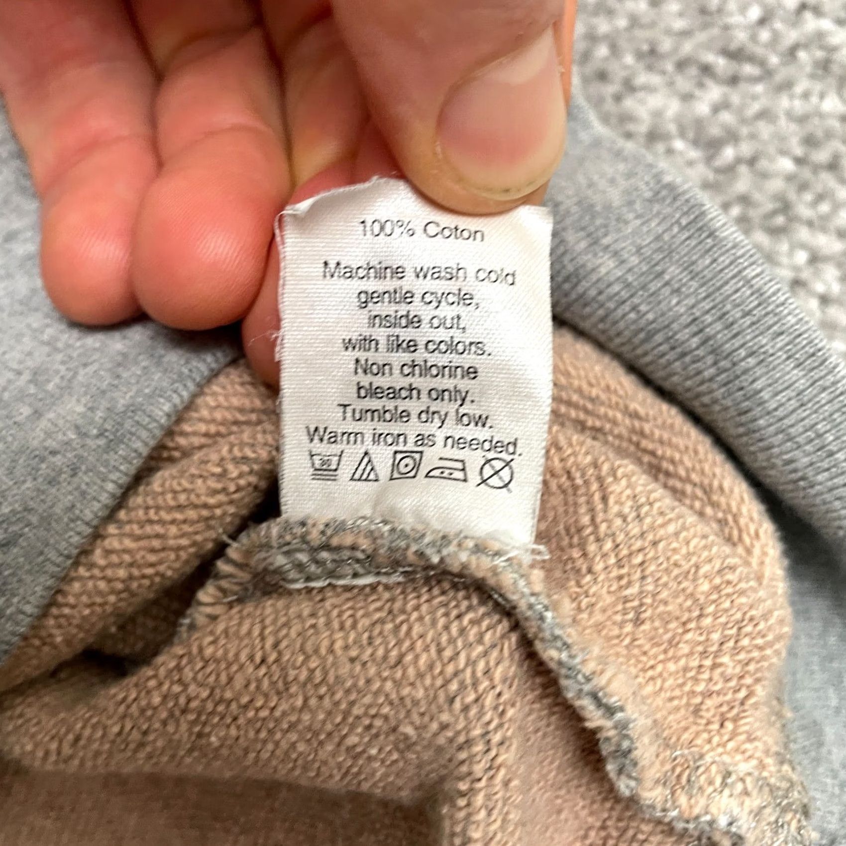 J.Crew J. Crew Paisley Pullover Sweatshirt Womens Small Gray White Cotton Casual Crew Neck Raglan Sleeve All Seasons Size S / US 4 / IT 40 - 6 Thumbnail