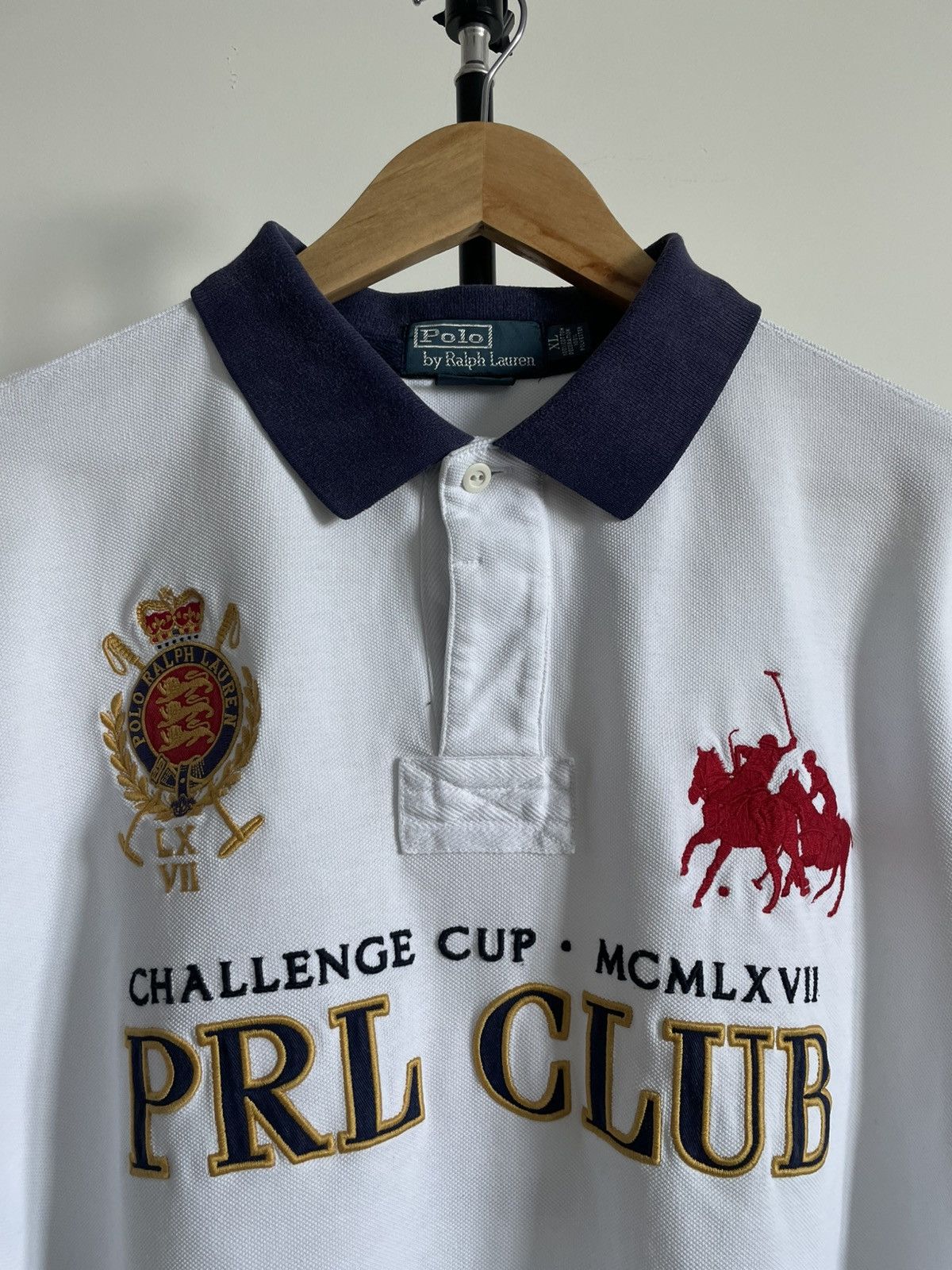 Polo Ralph Lauren Vintage 90’s Polo Ralph Lauren PRL Club Rugby Shirt Y2K RARE Size US XL / EU 56 / 4 - 5 Thumbnail