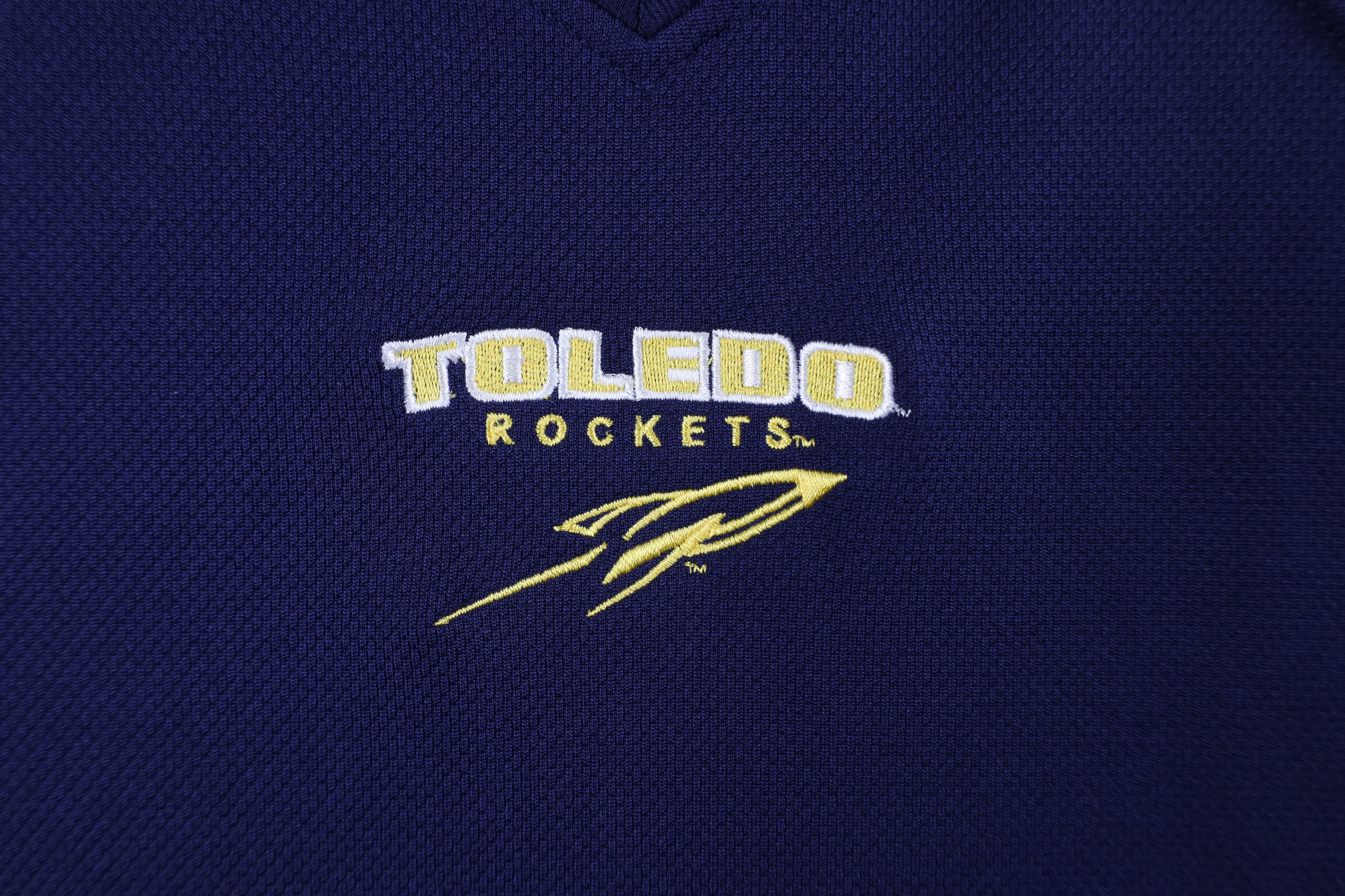 Vintage Vintage 90s University of Toledo Sleeveless Jersey T-Shirt Size US XL / EU 56 / 4 - 4 Thumbnail