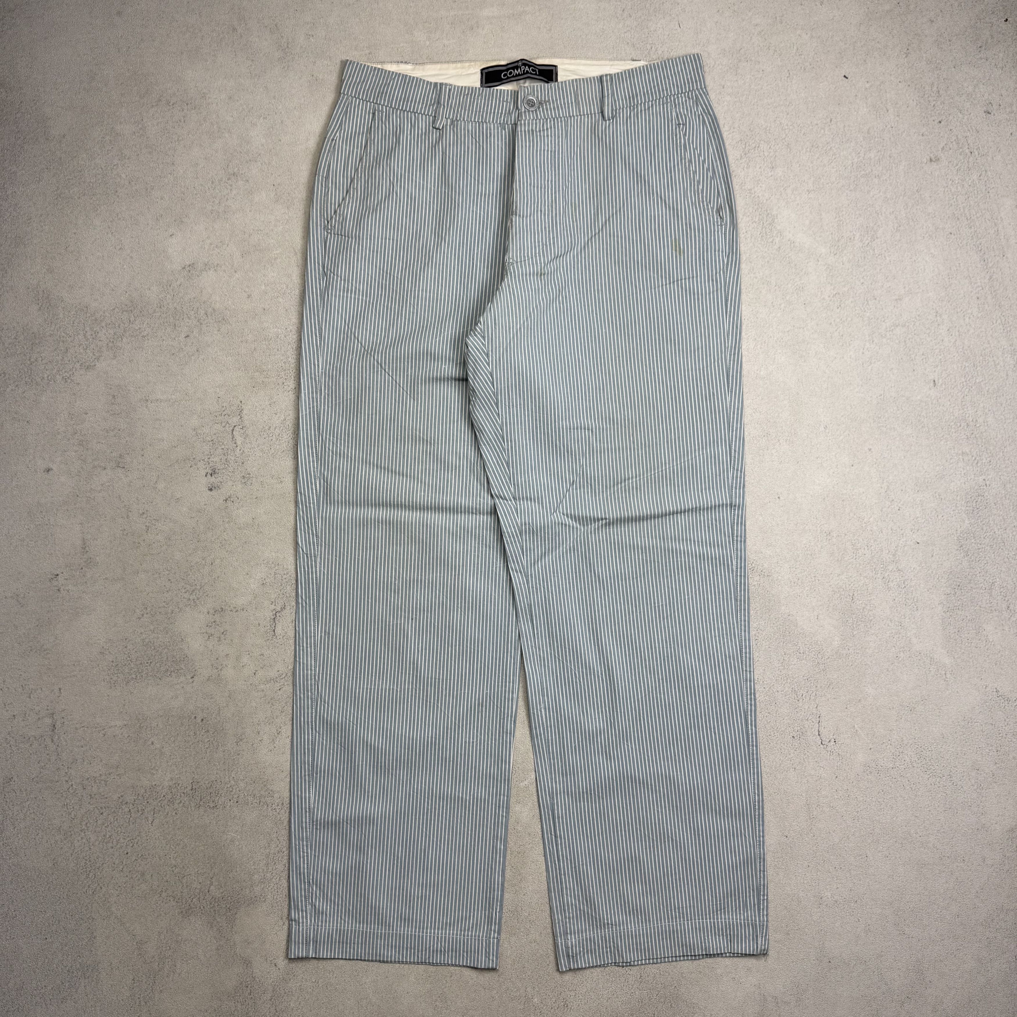 Stone Island Stone Island Compact Stripe Pants Size US 32 / EU 48 - 1 Thumbnail
