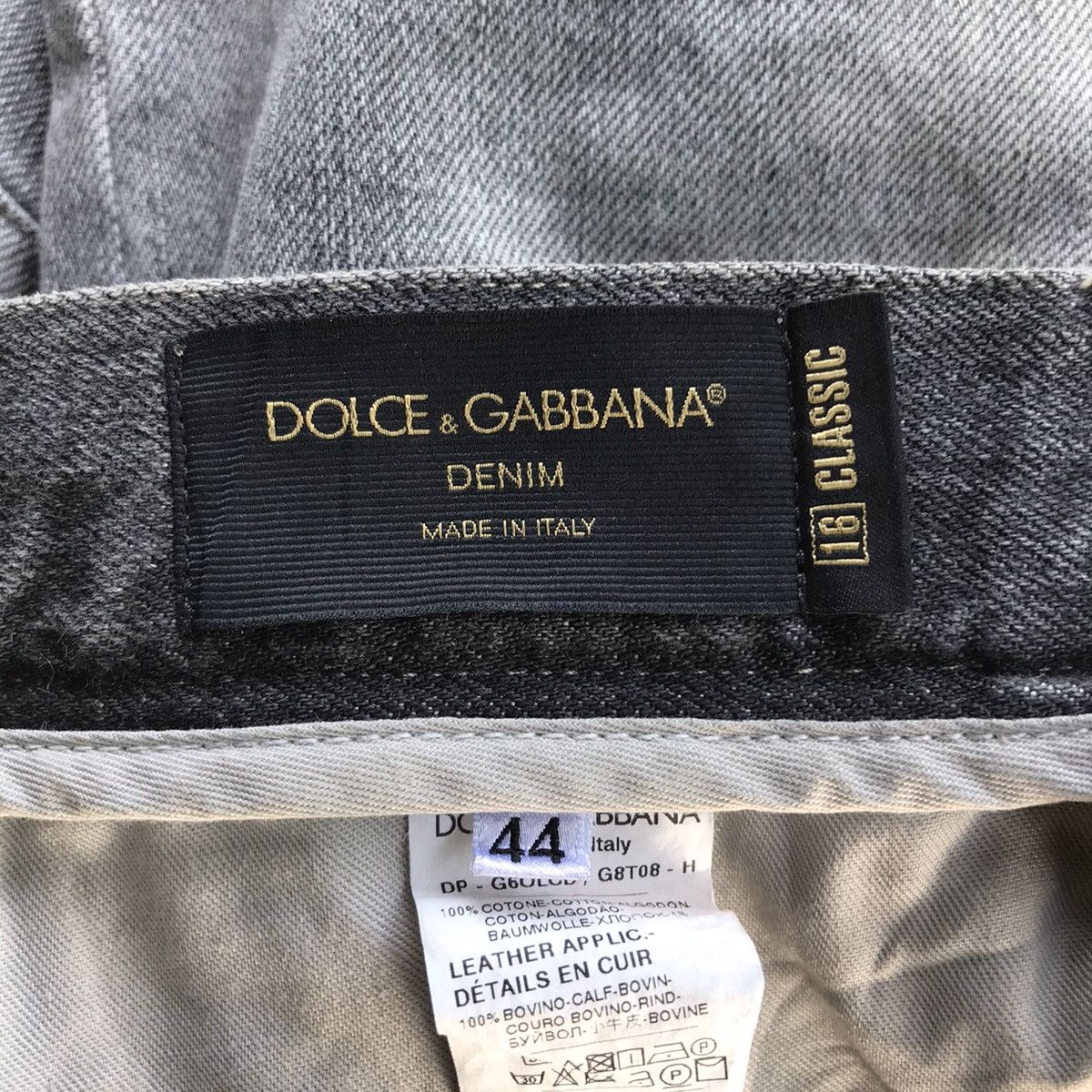 Dolce & Gabbana Dolce & Gabbana Denim Selvedge Distressed D&G Luxury Brand Size US 30 / EU 46 - 23 Thumbnail