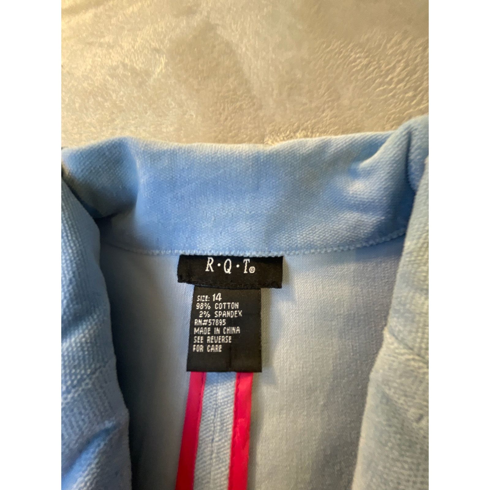 Other Women's RQT Tailored Light Blue Corduroy Jacket, Size 14 Size L / US 10 / IT 46 - 4 Thumbnail