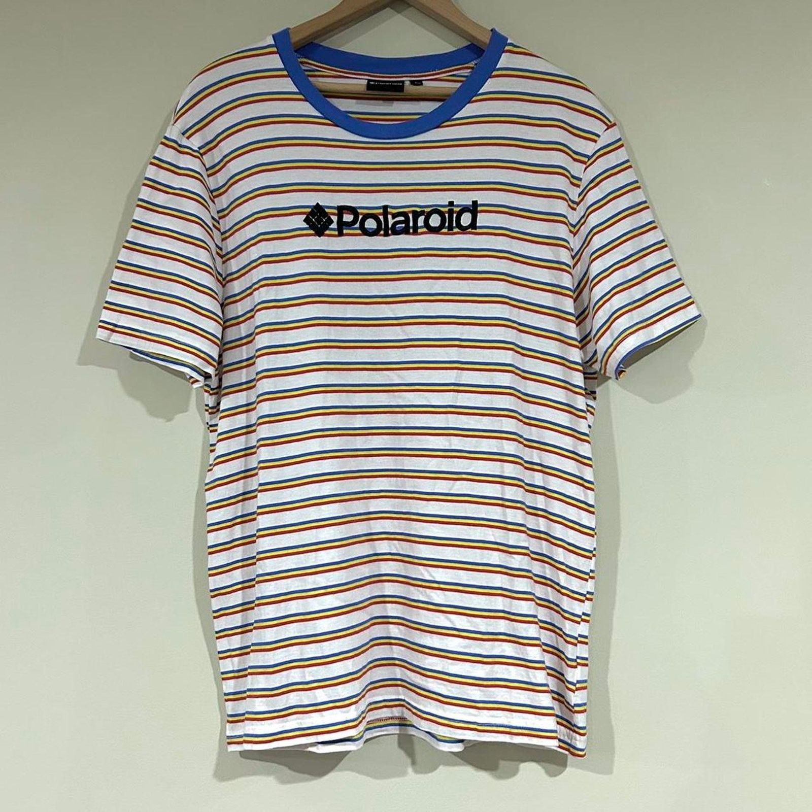 Polaroid Vintage Polaroid Cameras Striped Tee Shirt Size US L / EU 52-54 / 3 - 1 Thumbnail