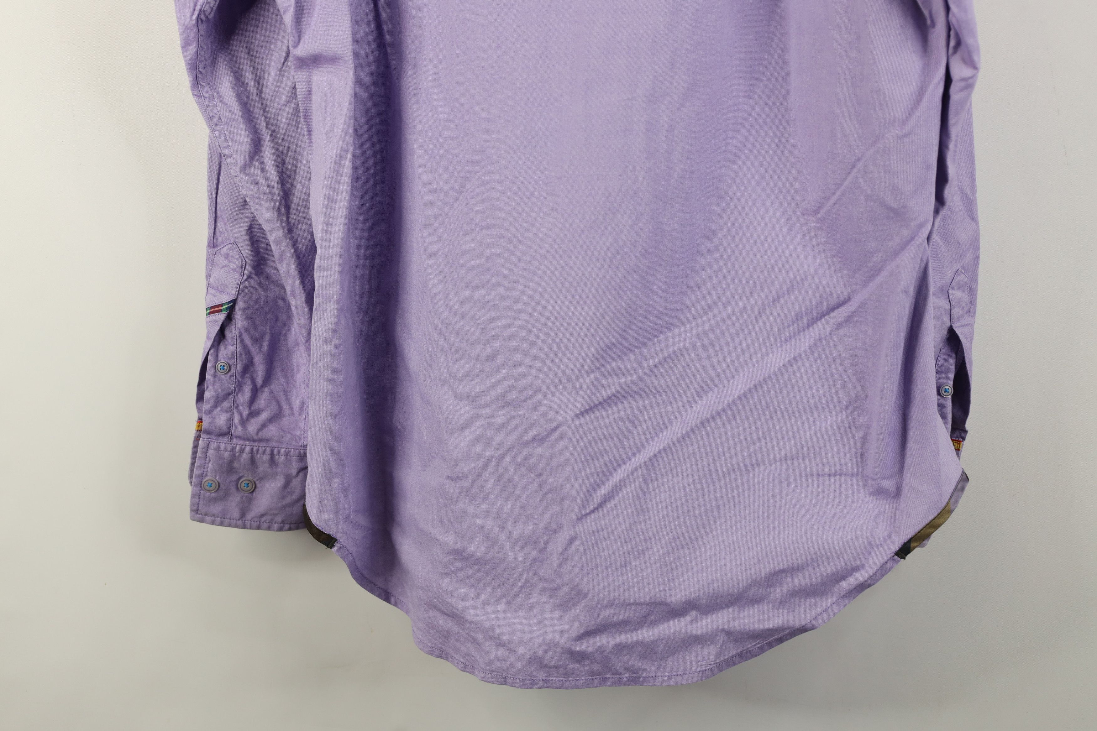 Robert Graham Robert Graham Laundered Roll Cuff Collared Button Shirt Size US M / EU 48-50 / 2 - 16 Thumbnail