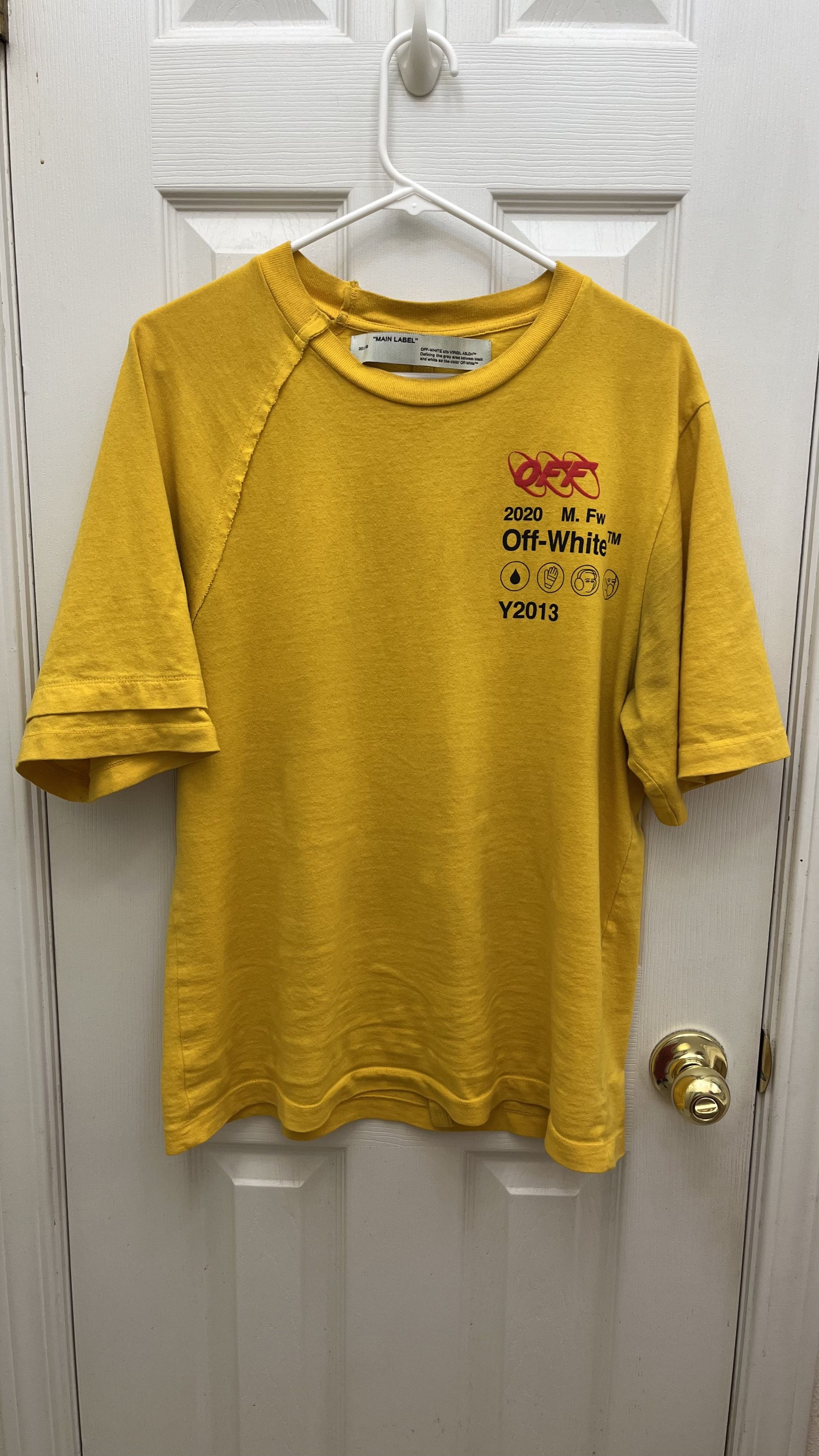 Off White Off White Y013 Reconstructed Industrial T Shirt Grailed
