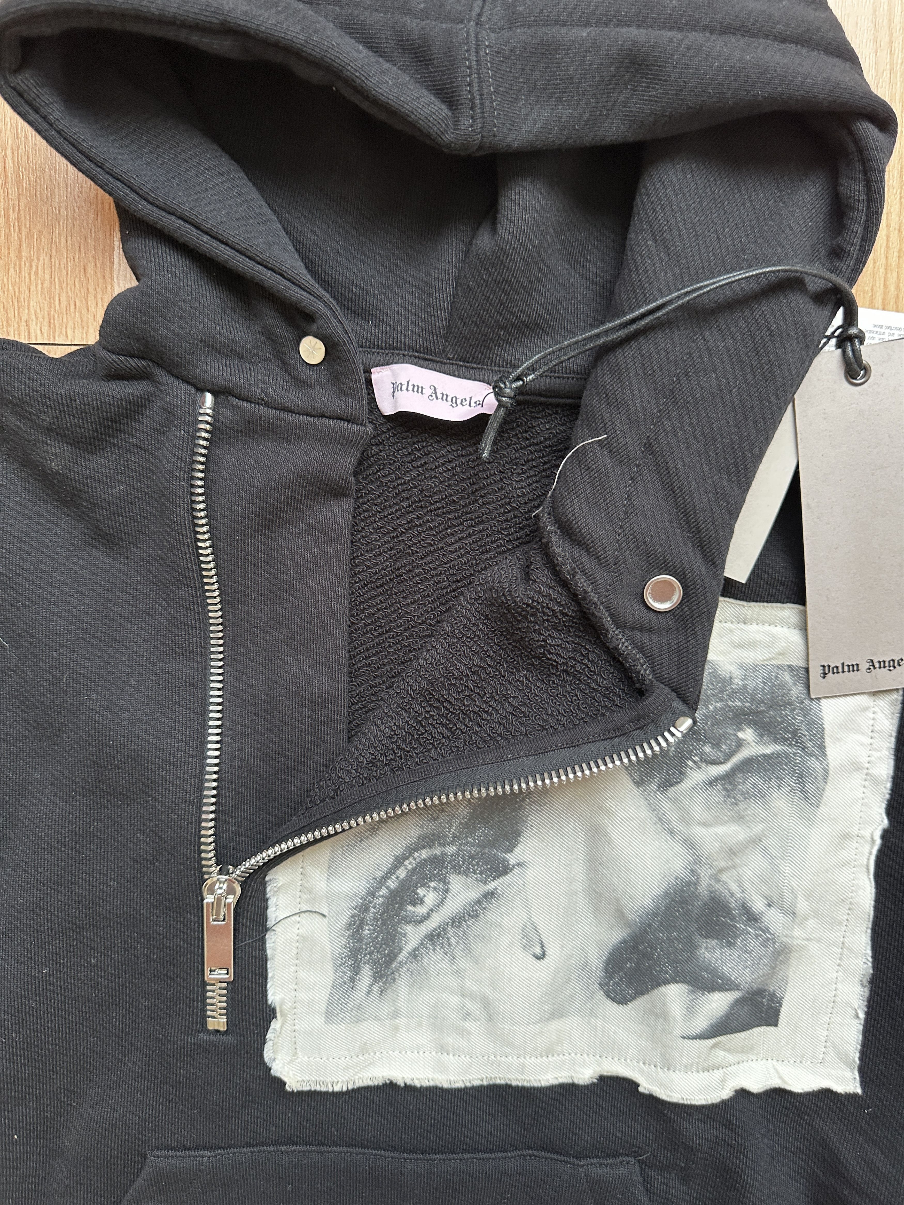Palm Angels Palm Angels “Crying Eyes & Deer” Patch Hoodie (Rare Graphic) Size US XS / EU 42 / 0 - 5 Thumbnail
