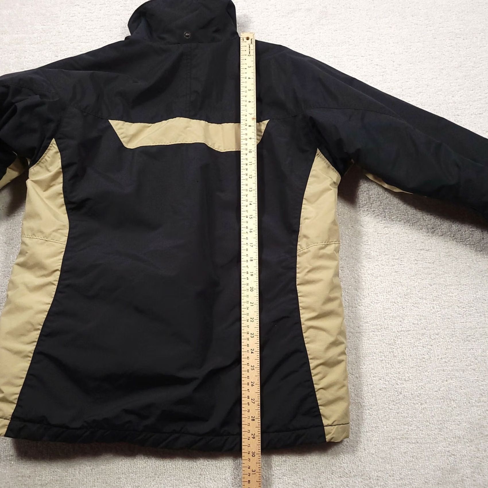 Vintage VINTAGE Columbia Coat Mens 18/20 Black Tan Winter Coat Omni-Shield Jacket Mens 18/20 ZIP Full Zip Stand-Up Collar Logo Outdoor Casual Travel Size US XXL / EU 58 / 5 - 6 Thumbnail