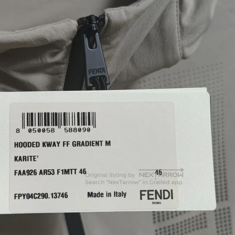 Fendi Fendi 24' Logo printed zip-up jacket Size US S / EU 44-46 / 1 - 7 Thumbnail