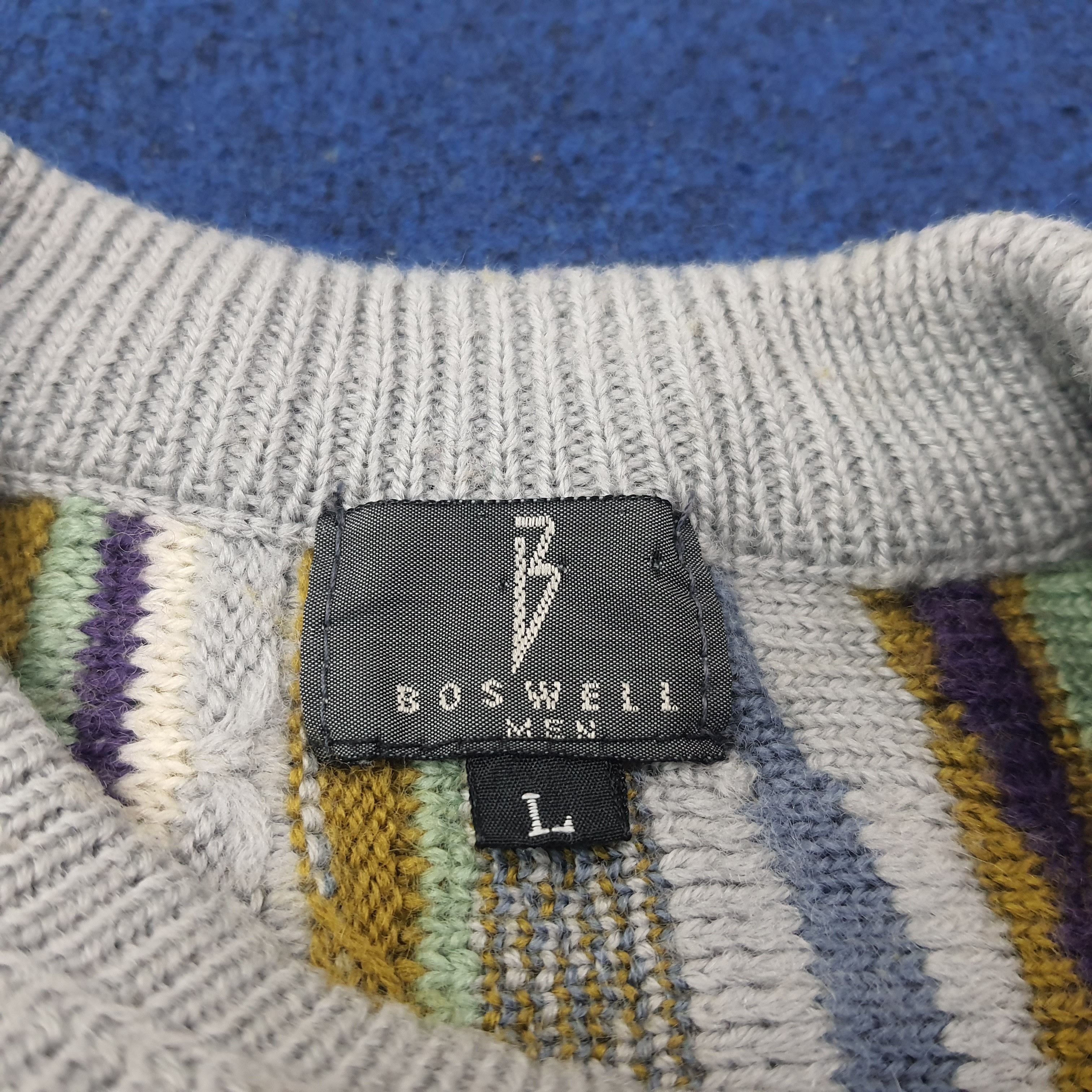 Vintage Vintage Boswell Men Knitted Sweatshirt C263N20 Size US S / EU 44-46 / 1 - 4 Thumbnail
