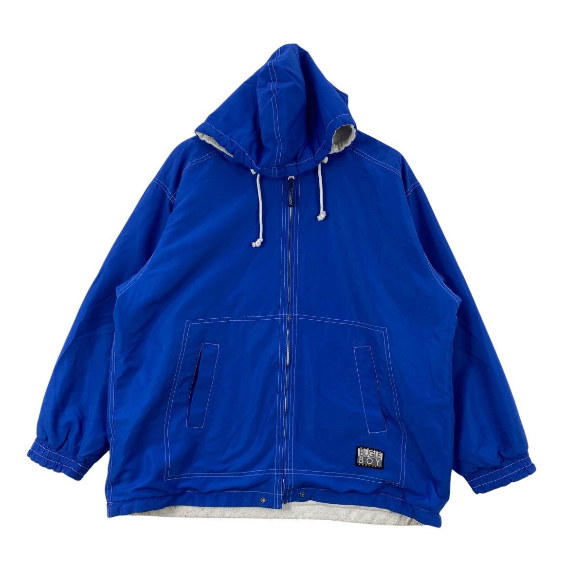 Bugle Boy Vintage BUGLE BOY Hooded Jacket Windbreaker Oversized Size US XL / EU 56 / 4 - 3 Thumbnail
