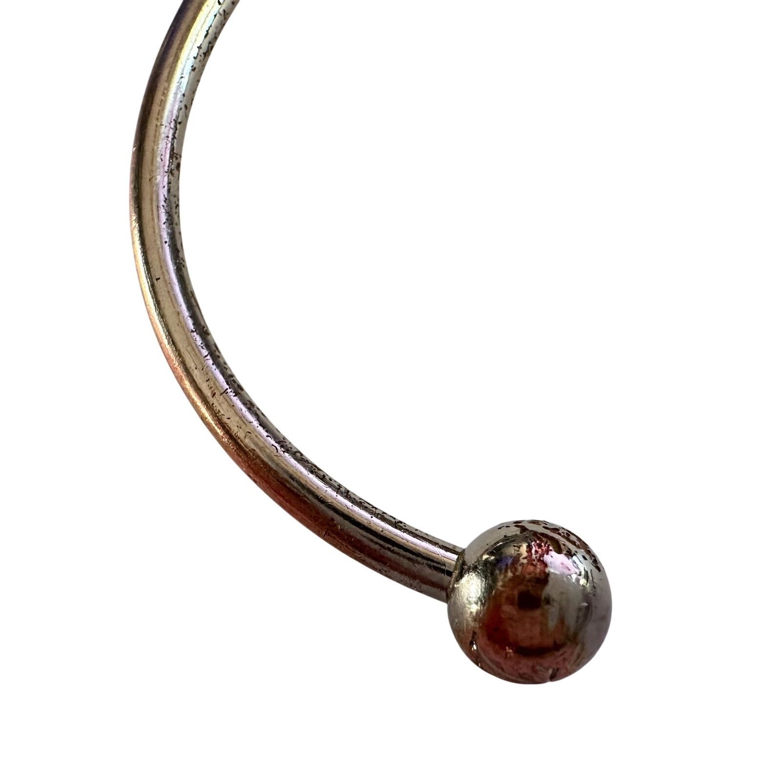 Louis Vuitton Louis Vuitton AlaFiorie Silver Bangle Bracelet Size ONE SIZE - 15 Thumbnail