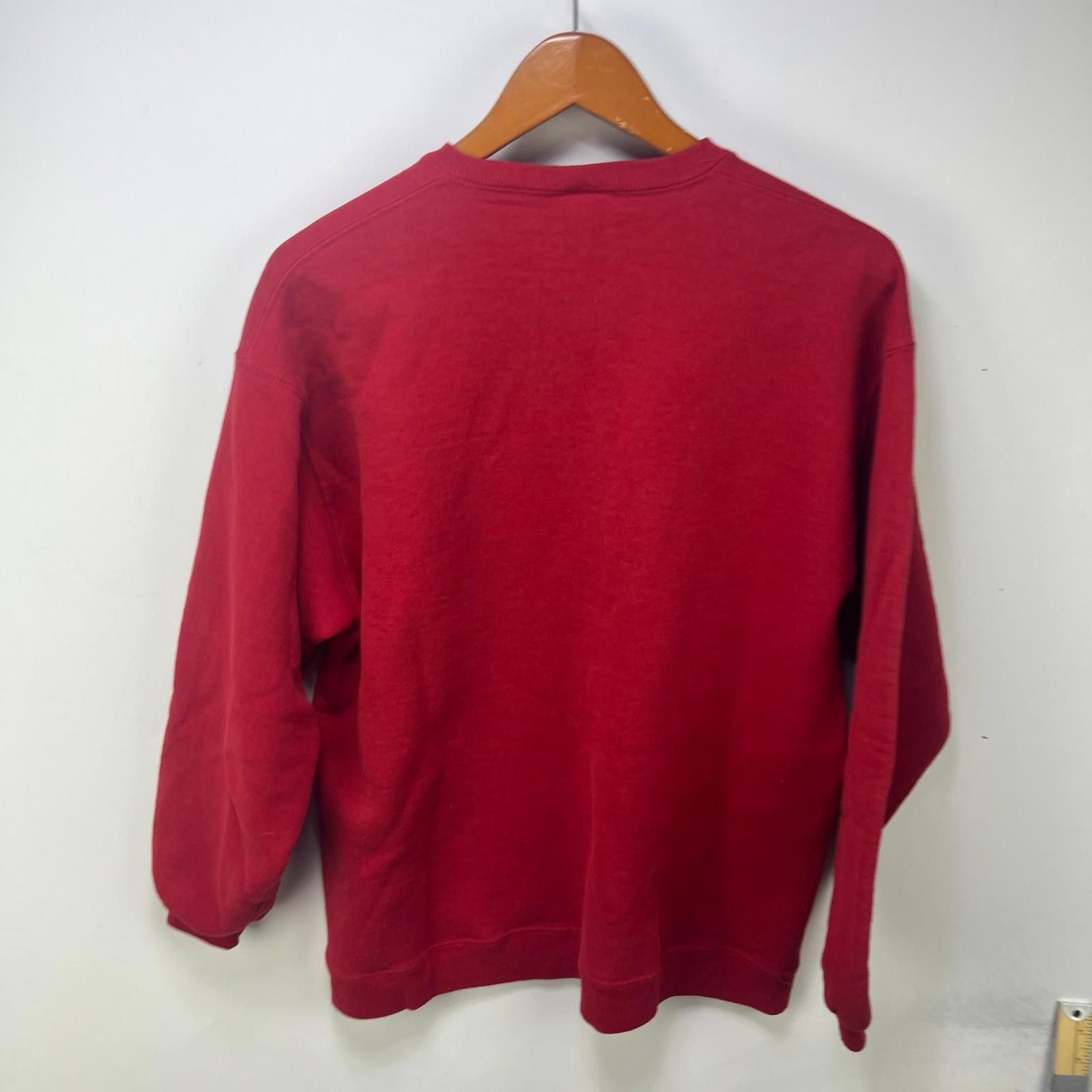 Russell Athletic Vintage 90s Russell Athletic Blank Sweatshirt Red Large Size US L / EU 52-54 / 3 - 7 Thumbnail