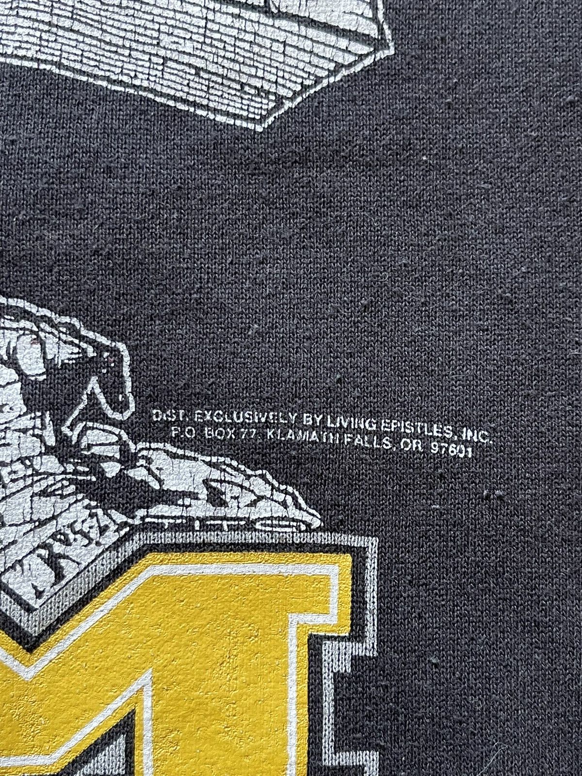 Vintage Lord's Gym Vintage 90s Christian Black Sweatshirt Size XL Size US XL / EU 56 / 4 - 3 Thumbnail