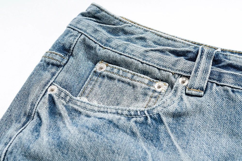 Japanese Brand Washed Denim Pant Size US 34 / EU 50 - 4 Thumbnail