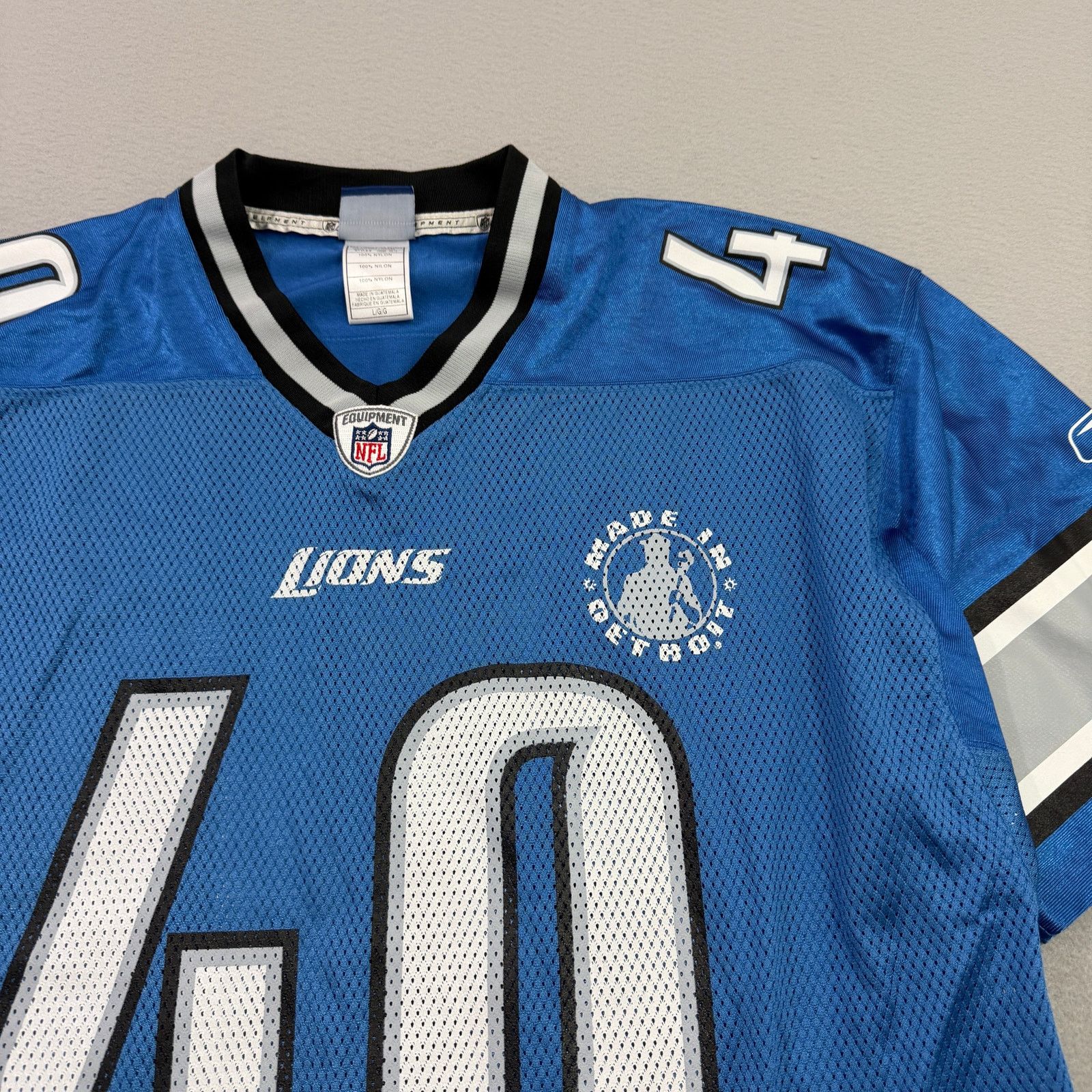 Vintage Vintage Kid Rock 40th Birthday Bash Detroit Lions Jersey Size US L / EU 52-54 / 3 - 3 Thumbnail