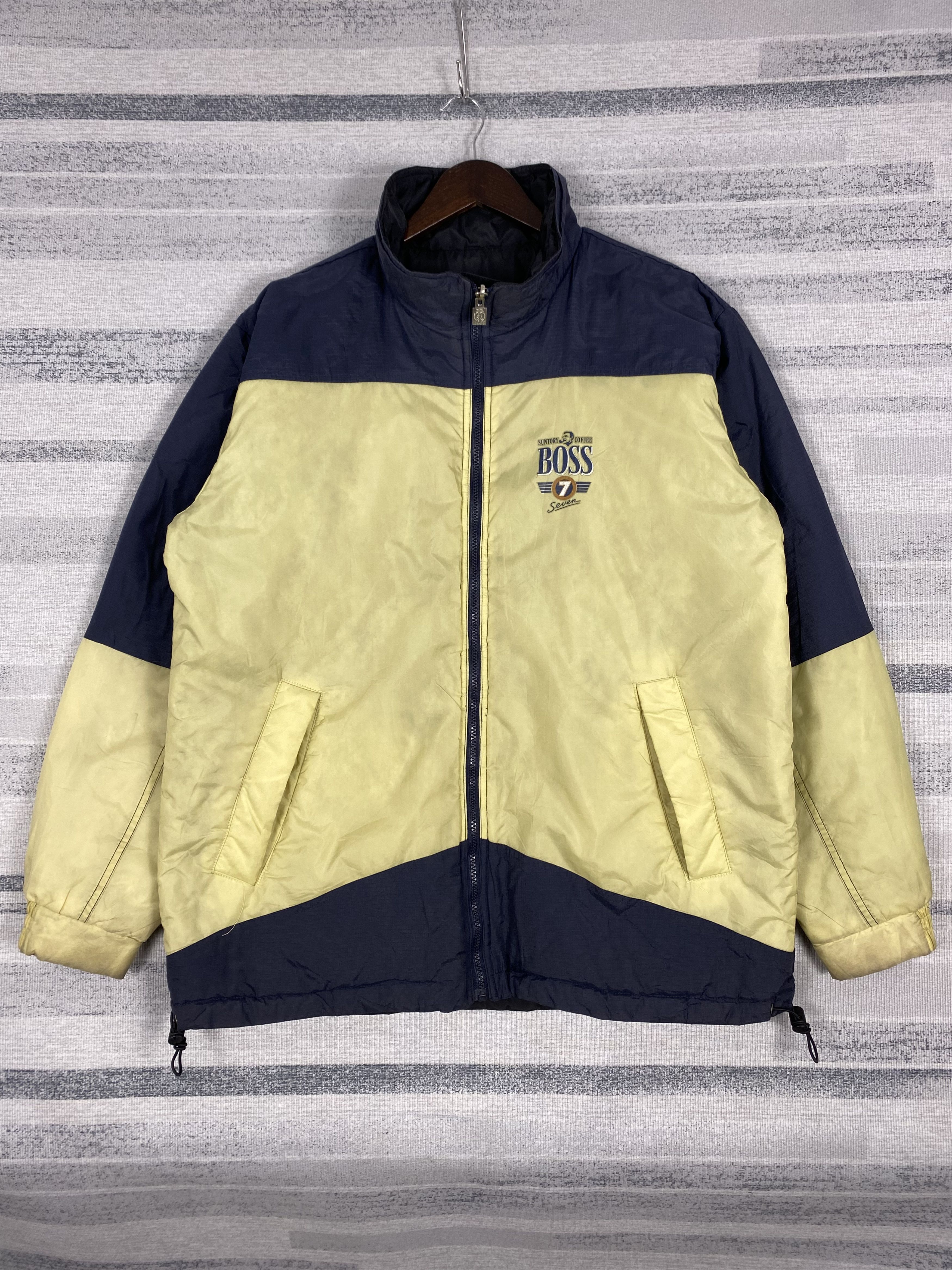 Japanese Brand Vintage Suntory Coffee Boss 7 Reversible Jacket K0222 Size US M / EU 48-50 / 2 - 1 Thumbnail