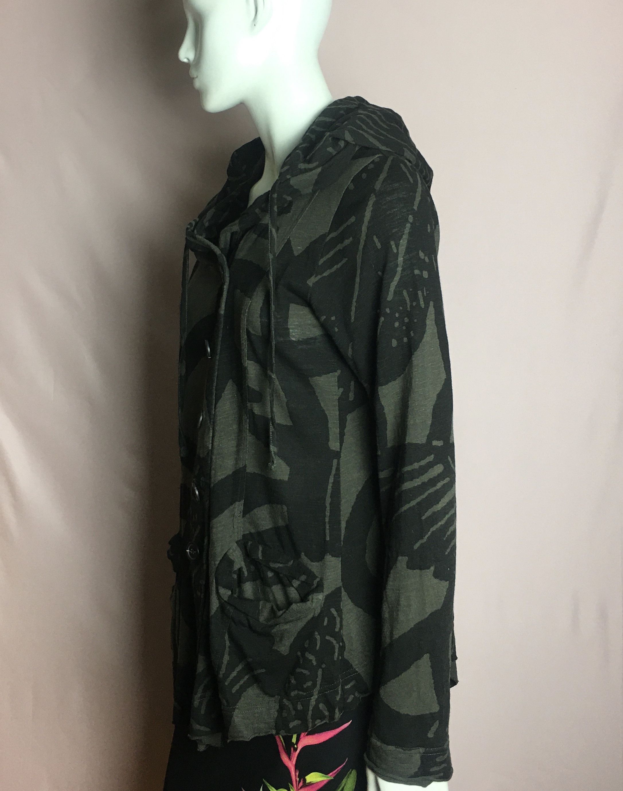 Rundholz RUNDHOLZ Black Label Camo Jungle Safari Print Jacket Hoodie Size L / US 10 / IT 46 - 2 Thumbnail