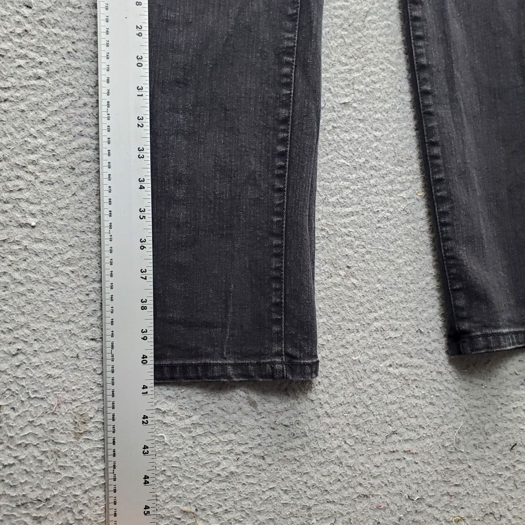Vintage Chico's Jeans Women Medium Black Denim Dark Wash Straight 5-Pocket Size 32" / US 10 / IT 46 - 3 Thumbnail
