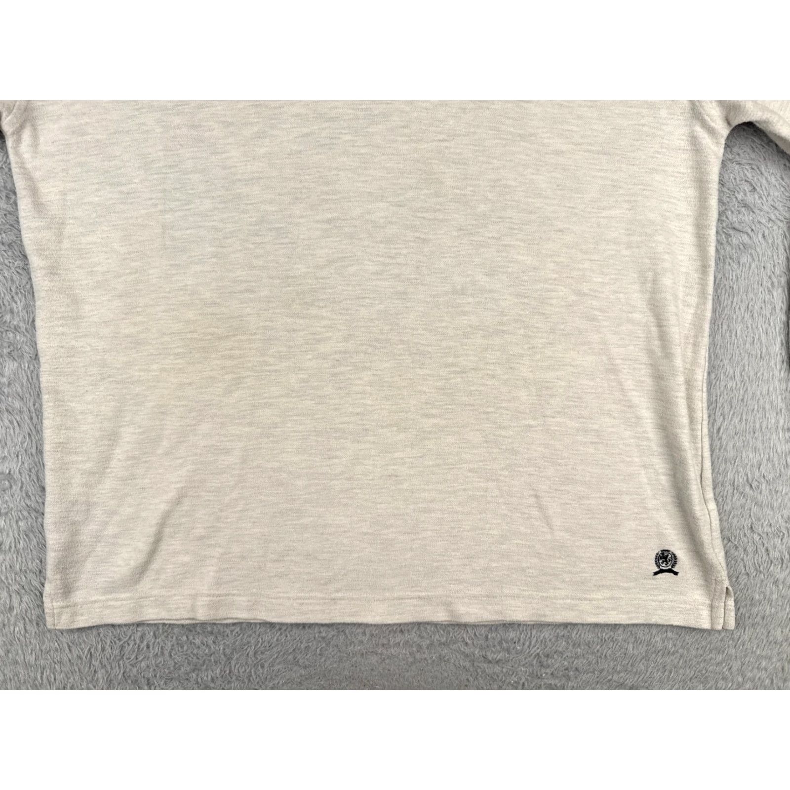 Tommy Hilfiger Tommy Hilfiger Polo Shirt Men XL Gray Long Sleeve Slim Cotton Knit Golf Size US XL / EU 56 / 4 - 5 Thumbnail