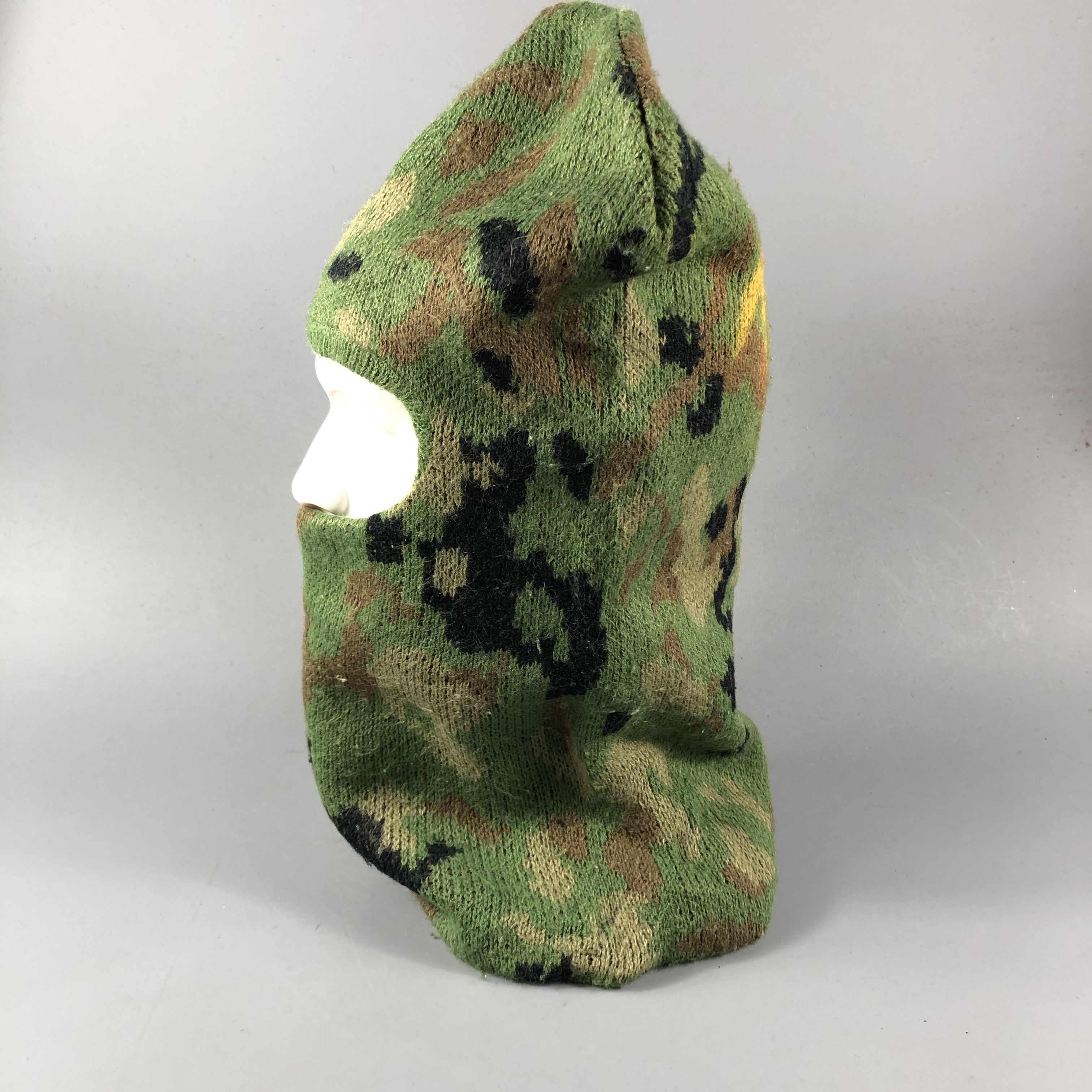 Vintage Camouflage Army Balaclava Beanie Snowcap Snow Hat B742 Size ONE SIZE - 2 Thumbnail