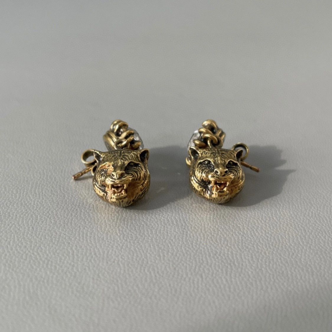 Gucci Tiger head crystal earrings Size ONE SIZE - 5 Thumbnail