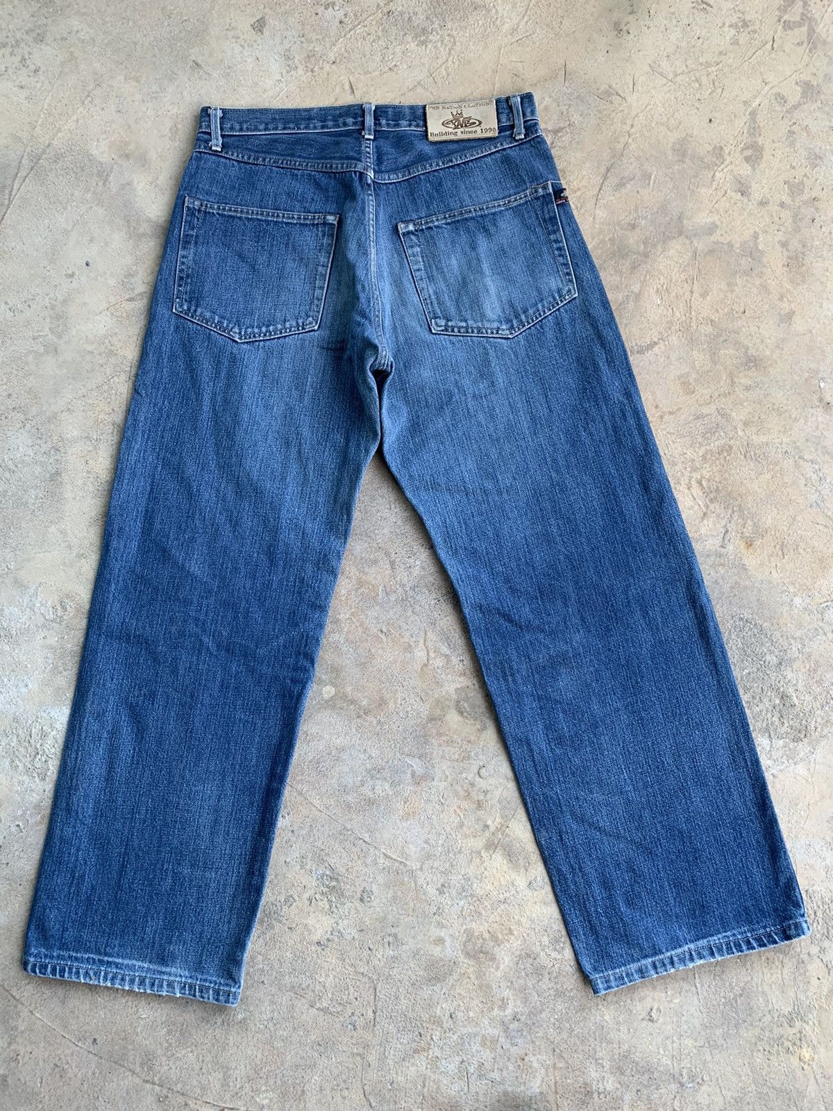 Japanese Brand PNB Nation Clothing Selvedge Distressed Denim Size US 31 - 2 Thumbnail