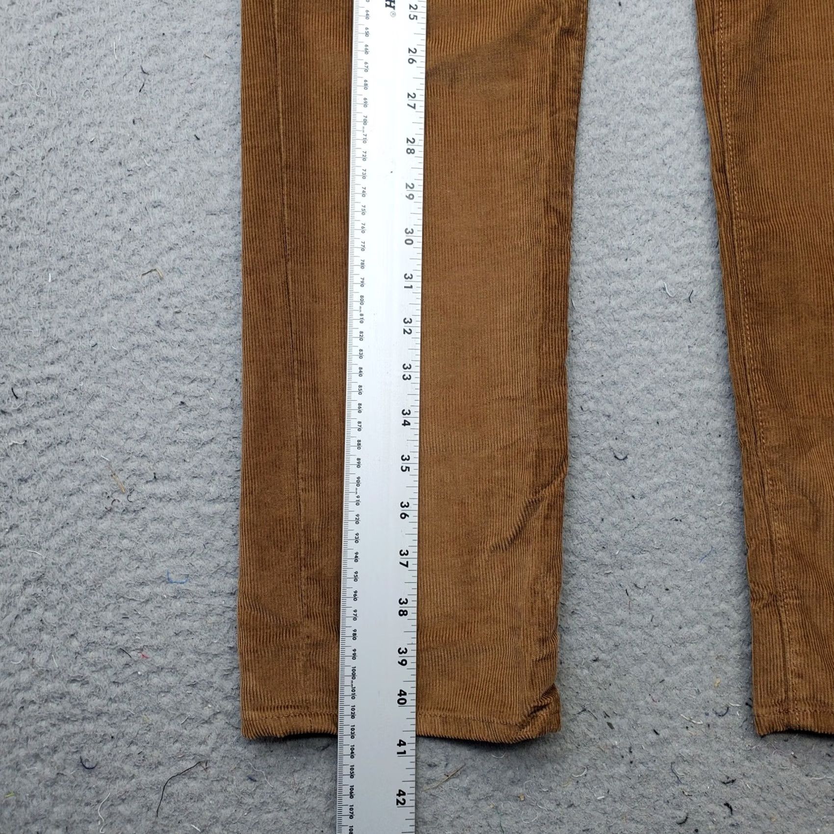 J.Crew J.Crew Flex Pants Mens 32x32 Brown Corduroy Flat Front Slim Fit Straight Leg Pants Mens Brown Corduroy Flat Front Slim Fit Straight Leg Size US 32 / EU 48 - 3 Thumbnail