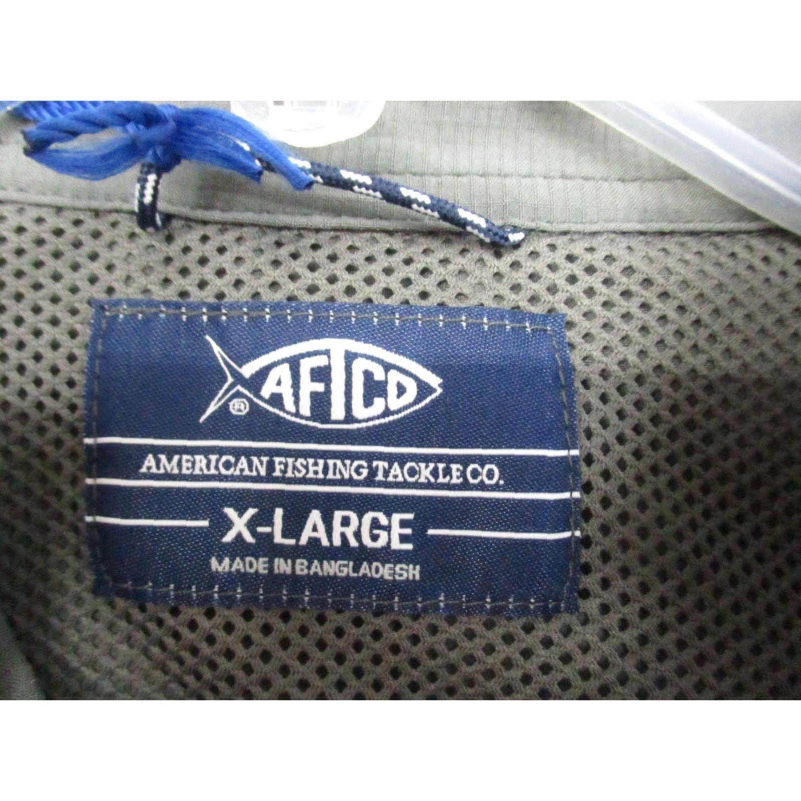 Vintage AFTCO Aftech Vented Shirt XL Bassmaster Fishing Gray Shirt Mens XL Size US XL / EU 56 / 4 - 4 Thumbnail