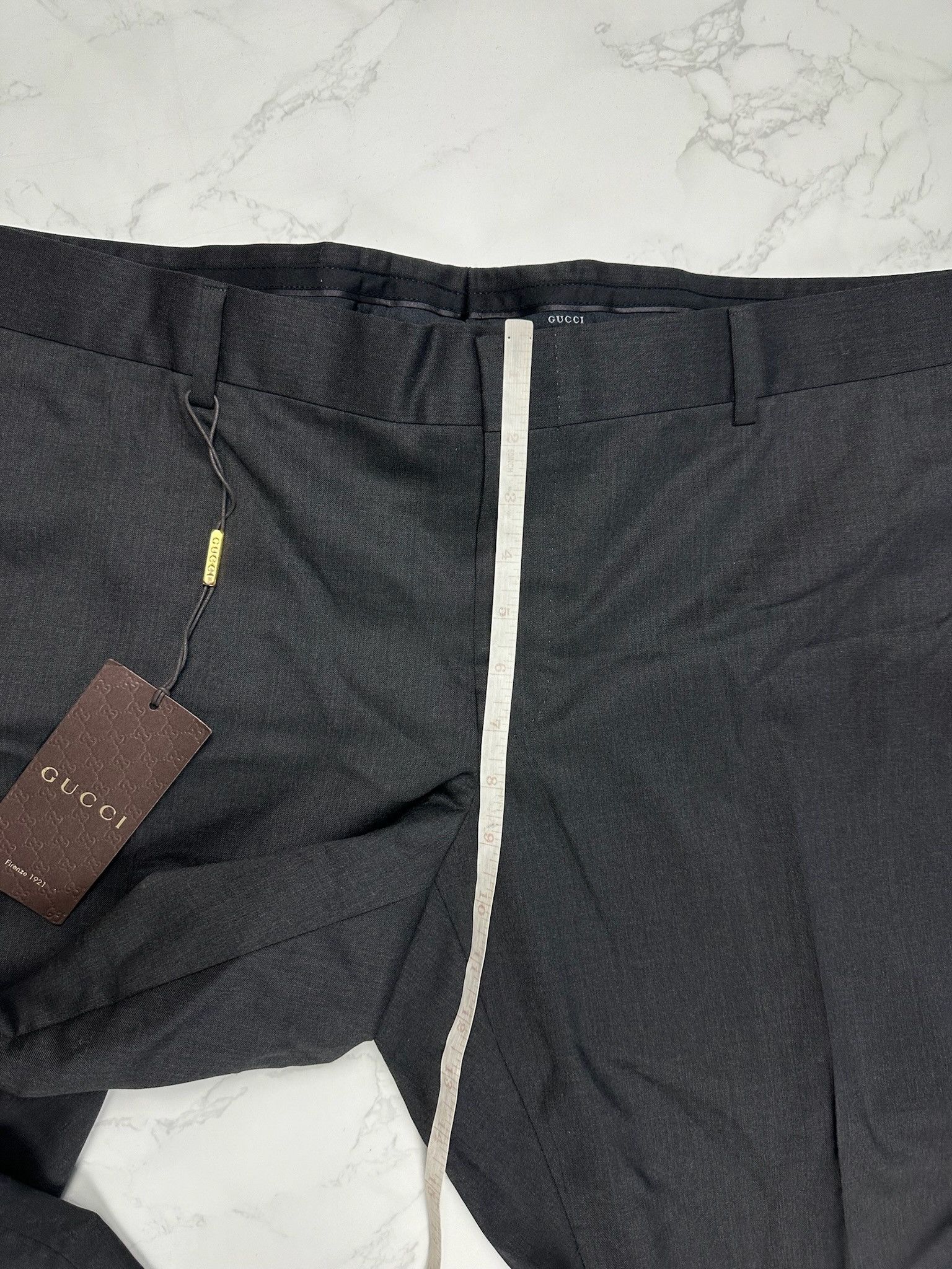 🔥70% OFF🔥 [SALE] Gucci Charcoal City Wool Casual Pants