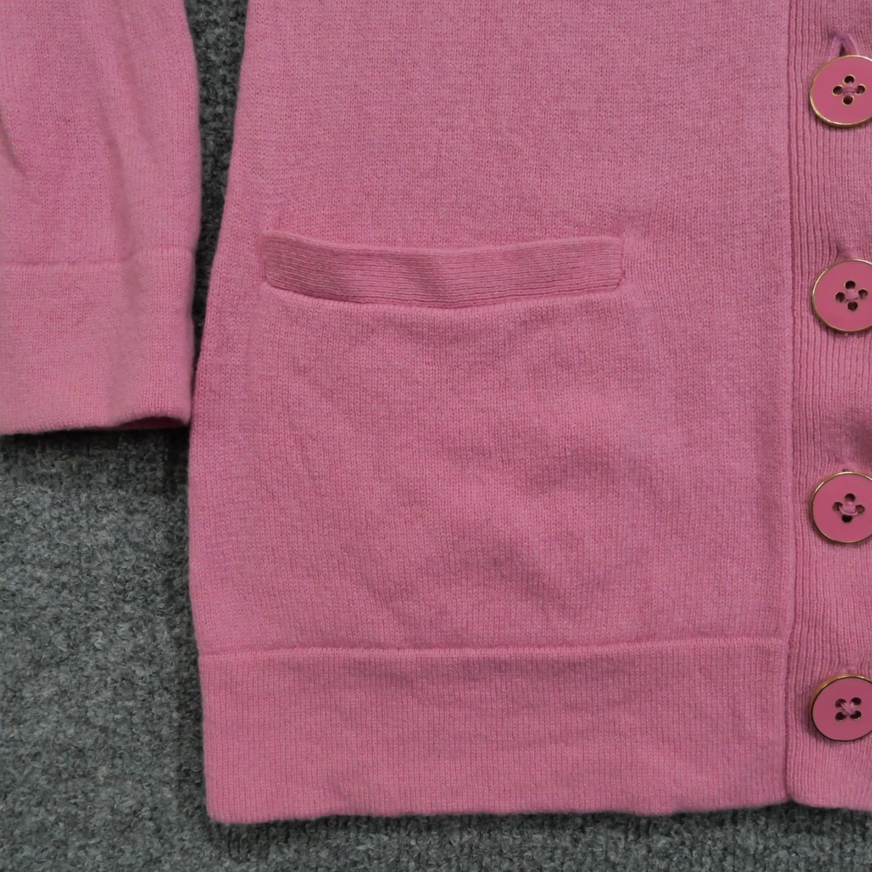 Lilly Pulitzer VINTAGE Lilly Pulitzer Sweater Womens Small Pink Cardigan Cashmere Size S / US 4 / IT 40 - 5 Thumbnail