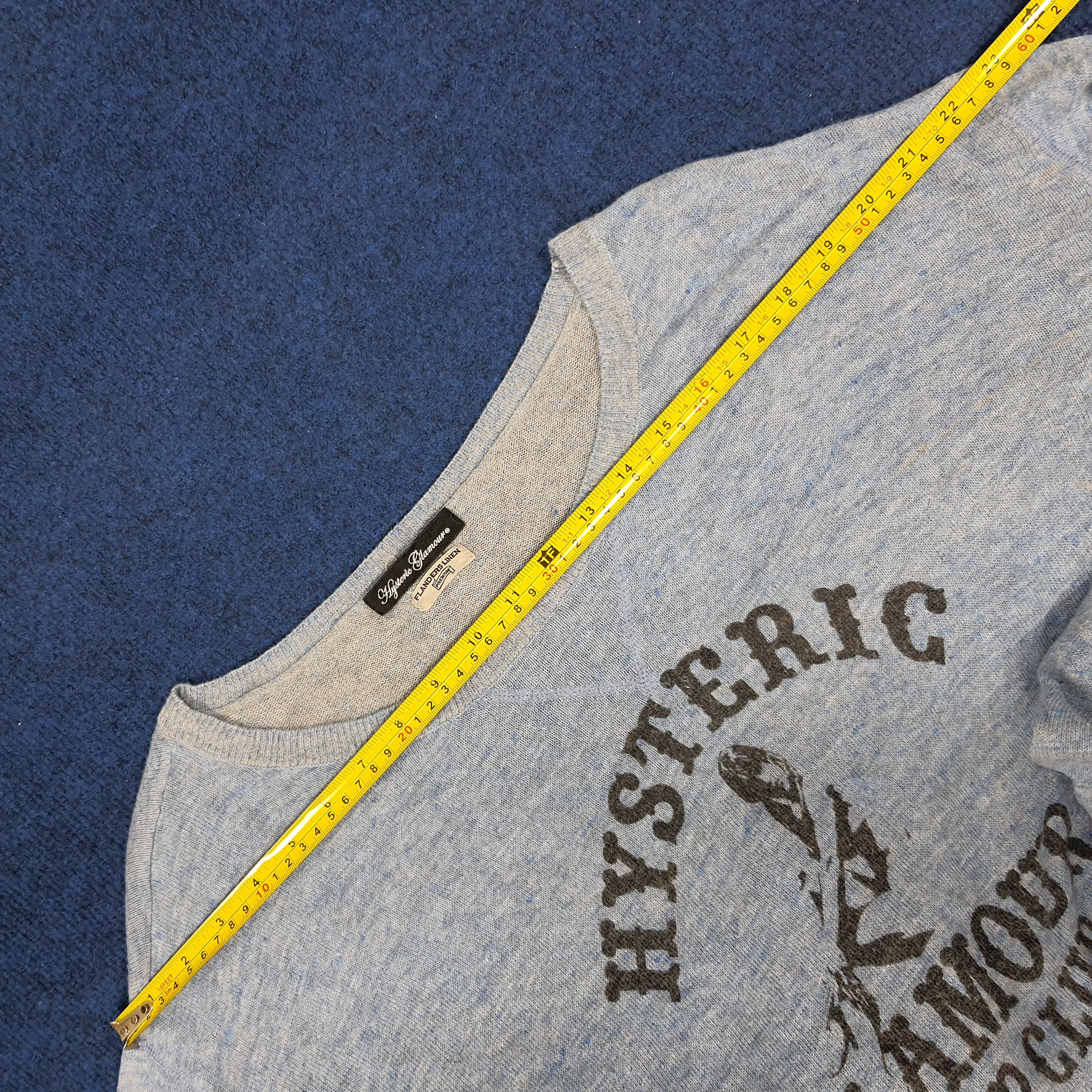 Hysteric Glamour × Japanese Brand × Vintage Vintage Hysteric Glamour VIP Club Flanders Linen Crop Top Size L / US 10 / IT 46 - 9 Thumbnail