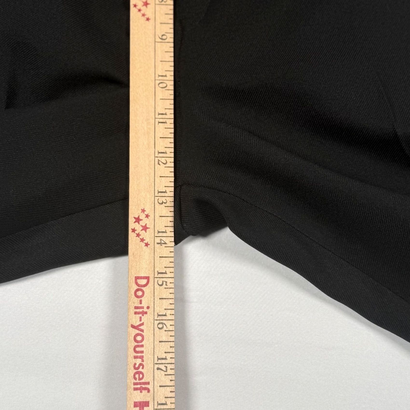 Levi's VINTAGE Levi's Dress Pants Women 14 Straight Leg Black Twill High Rise Career Workwear United States Pants Size 36" / US 14 / IT 50 - 6 Thumbnail