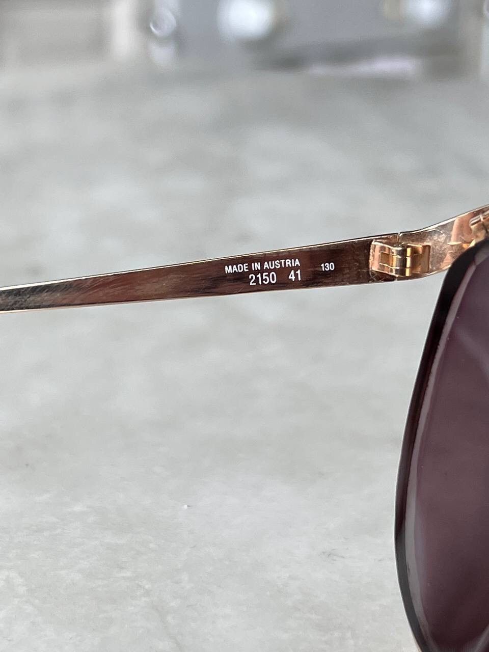 Dior × Vintage Christian Dior Vintage 80s Eyeglasses Austria Metal Frame Size ONE SIZE - 10 Thumbnail