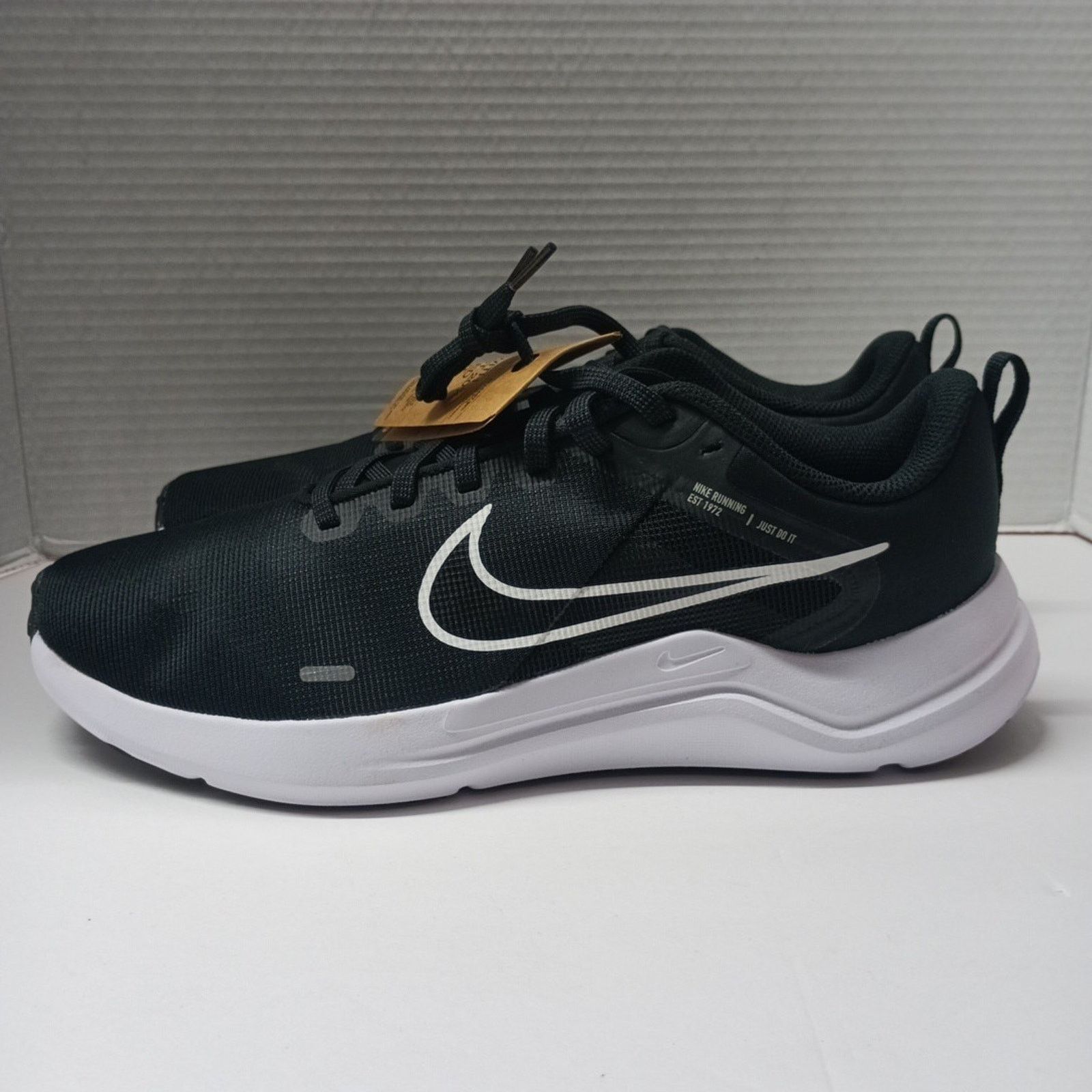 Nike Nike Downshifter 12 Men’s Shoes Black/White Size 11 (NWOB) Size US 11 / EU 44 - 3 Thumbnail