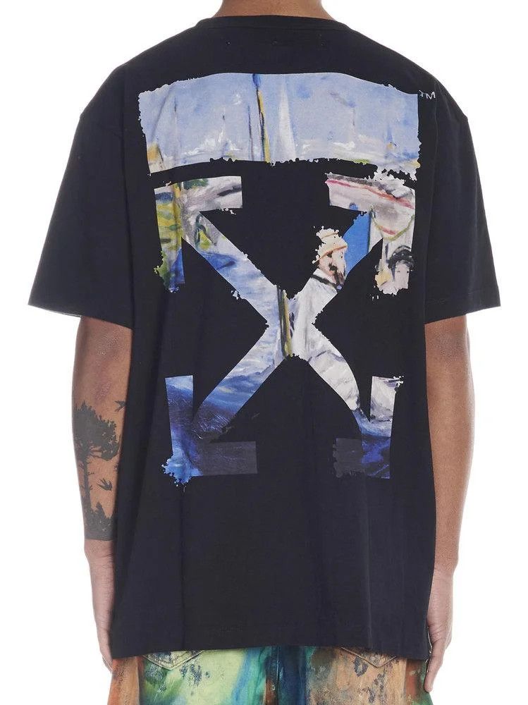 Off-White o1gr1nt0325 Colored Arrows S/S Over T-Shirt in Black Size US XS / EU 42 / 0 - 3 Thumbnail