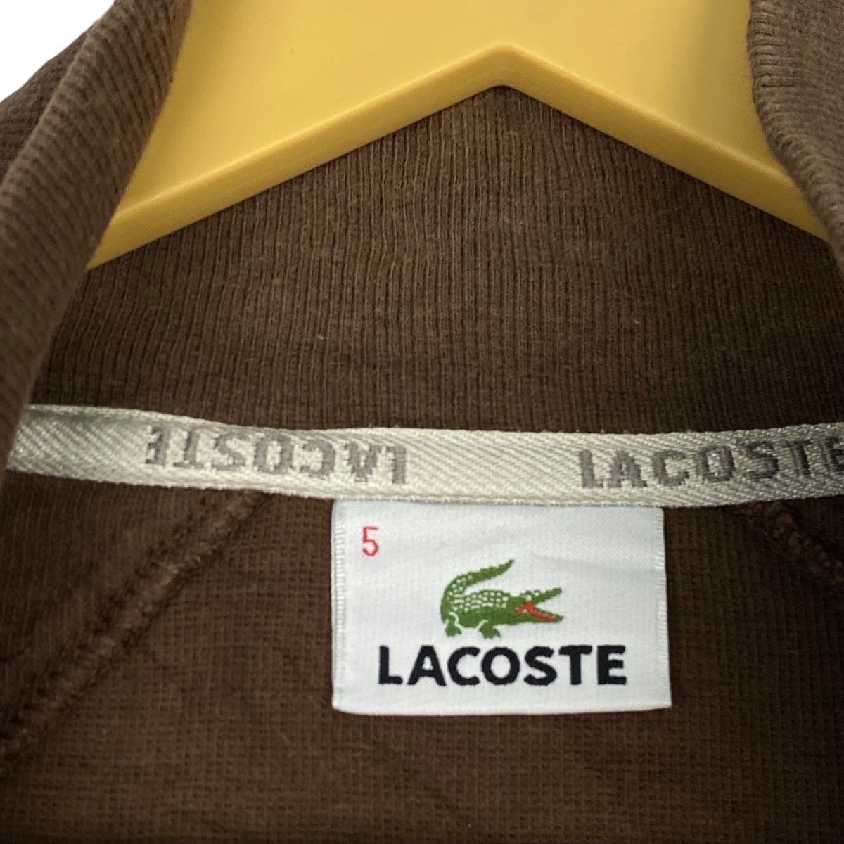 Lacoste × Vintage Vintage 80s Lacoste Embroidered Full Zip Turtleneck Size L Size US L / EU 52-54 / 3 - 7 Thumbnail