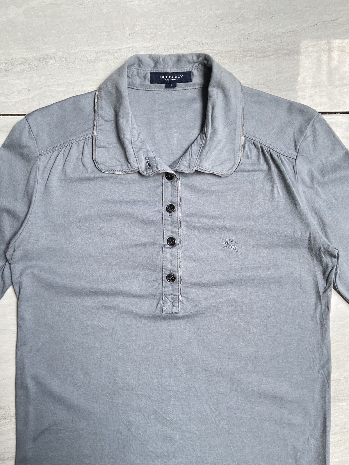 Burberry BURBERRY Grey T-Shirt Size US XS / EU 42 / 0 - 3 Thumbnail