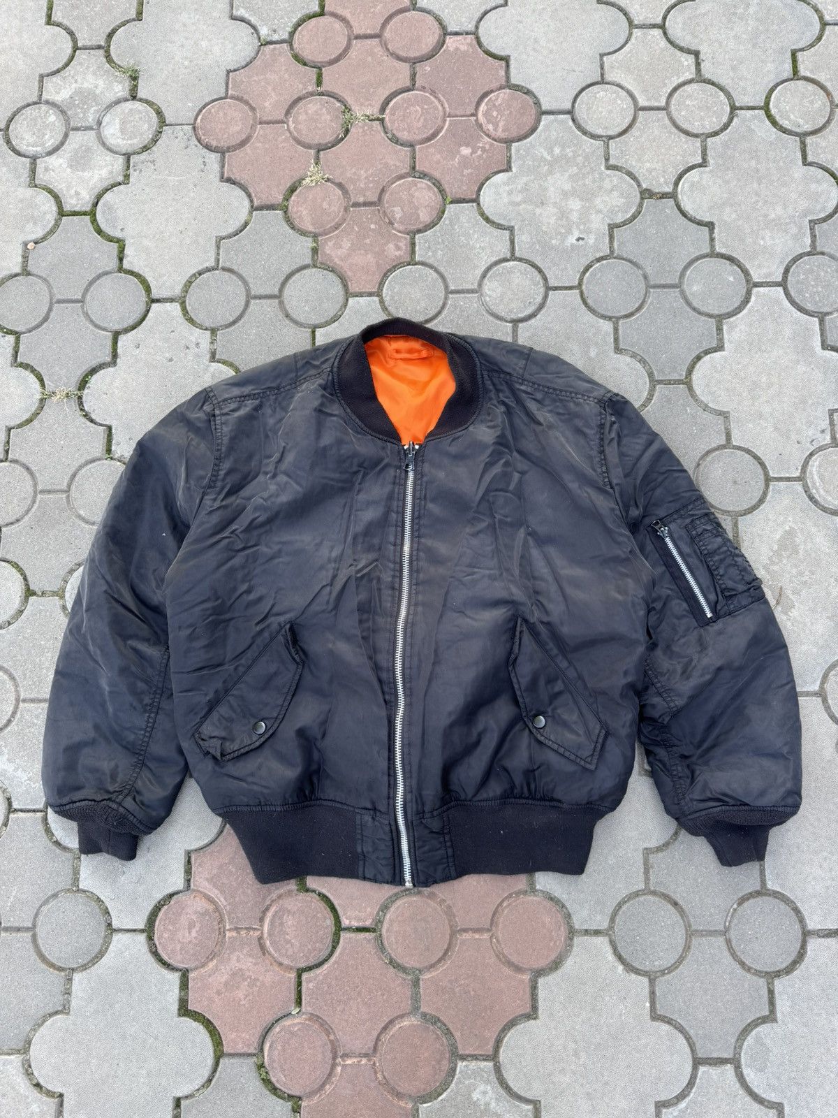If Six Was Nine Vintage MA1 Military Bomber Jacket USA Size US L / EU 52-54 / 3 - 1 Thumbnail