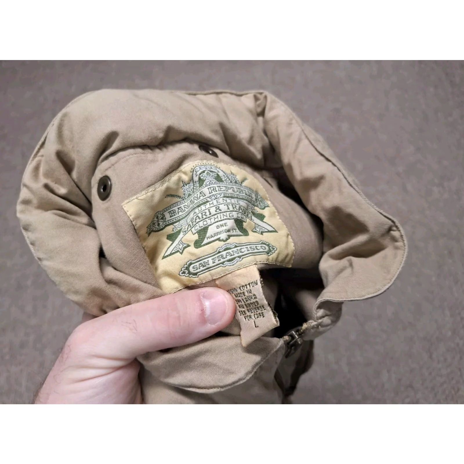 Banana Republic VINTAGE Banana Republic Vest Mens L Photography Hunting Safari Khaki Beige Cotton Vest Mens L Hiking Hunting Size US L / EU 52-54 / 3 - 2 Thumbnail