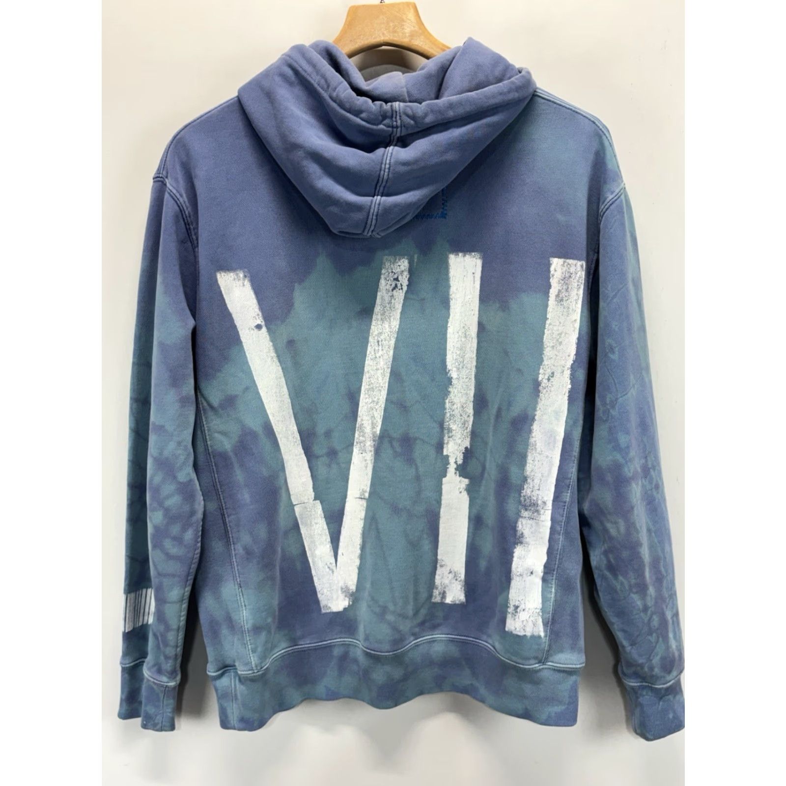 Vintage Sukoya Hoodie J. Crew Reverse Weave Men M Blue Dyed Patchwork Asian Custom Pullover Reversible Tie Dye Streetwear Shirt? Size US M / EU 48-50 / 2 - 6 Thumbnail