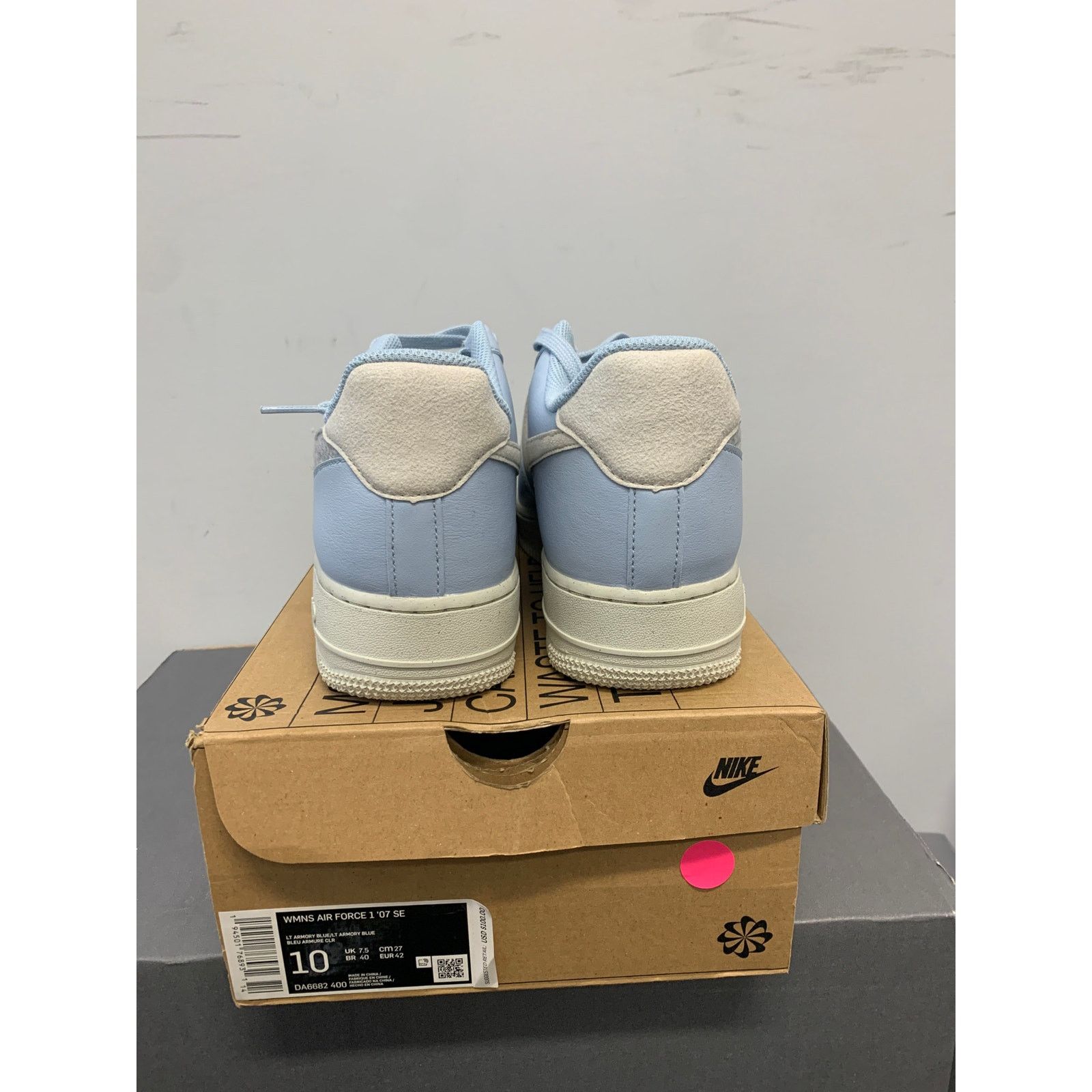 Nike Nike Air Force 1 Low '07 SE Light Armory Blue Women's 10 Size US 10 / IT 40 - 3 Thumbnail