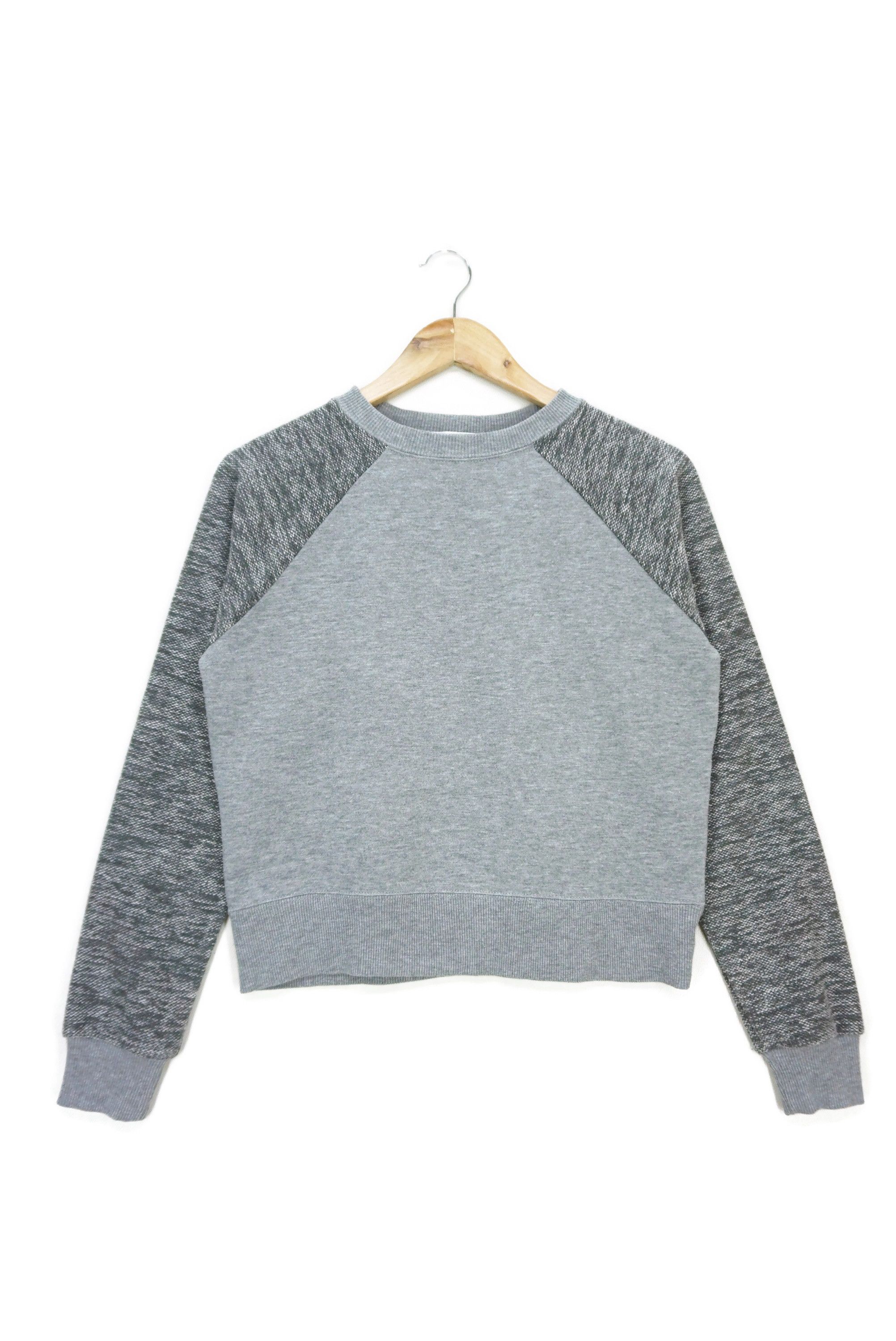 Japanese Brand Moussy Cropped Sweatshirt Size M Japanese Heather Gray Size M / US 6-8 / IT 42-44 - 1 Thumbnail