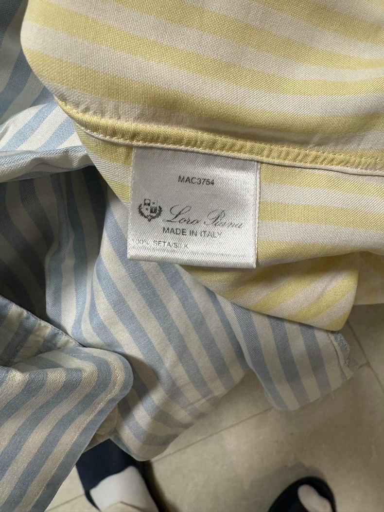 Loro Piana LORO PIANA Silk shirt Size M / US 6-8 / IT 42-44 - 4 Thumbnail